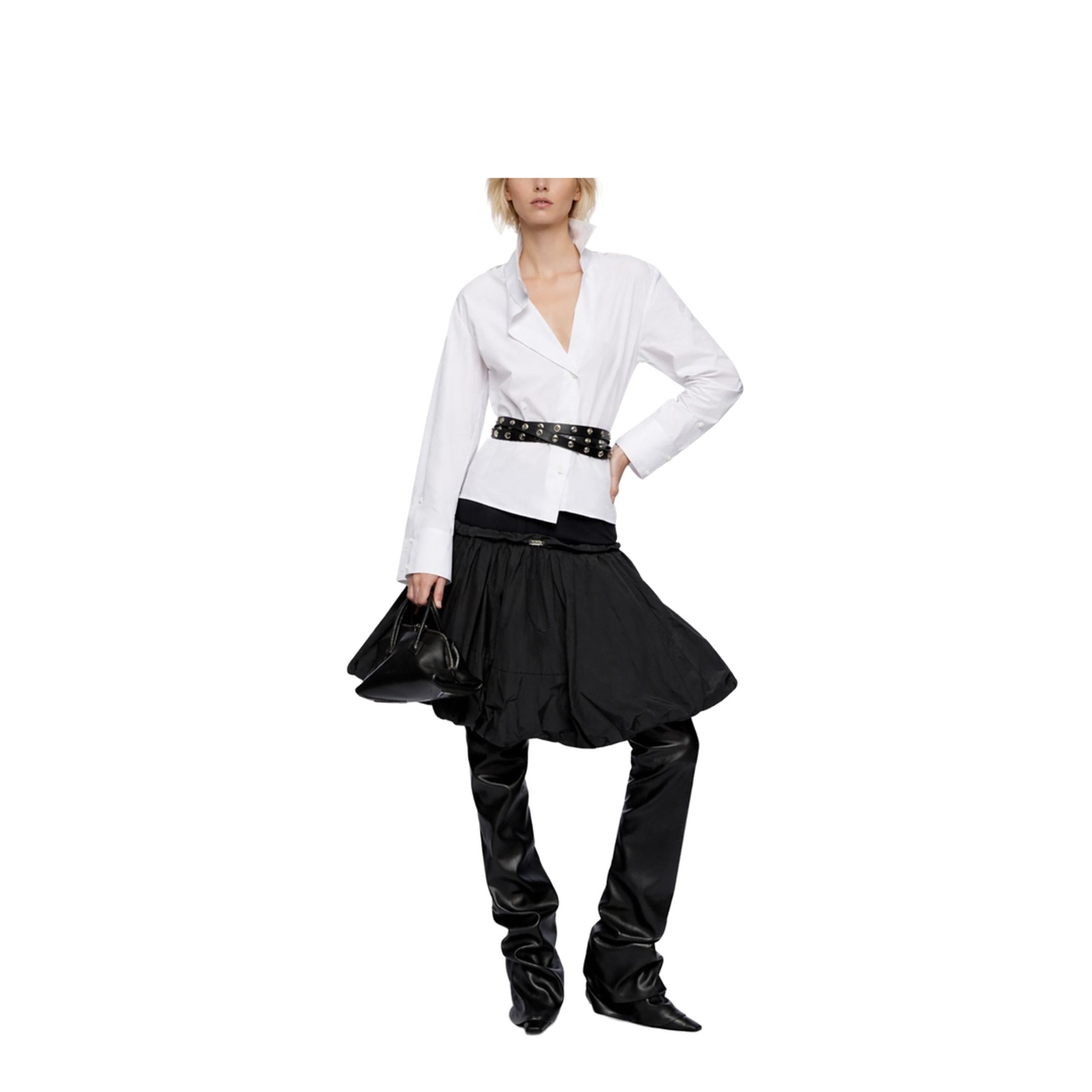 MAYFEYR - The Attico - Asymmetrical Shirt - 260WCH00045CCC052AA001