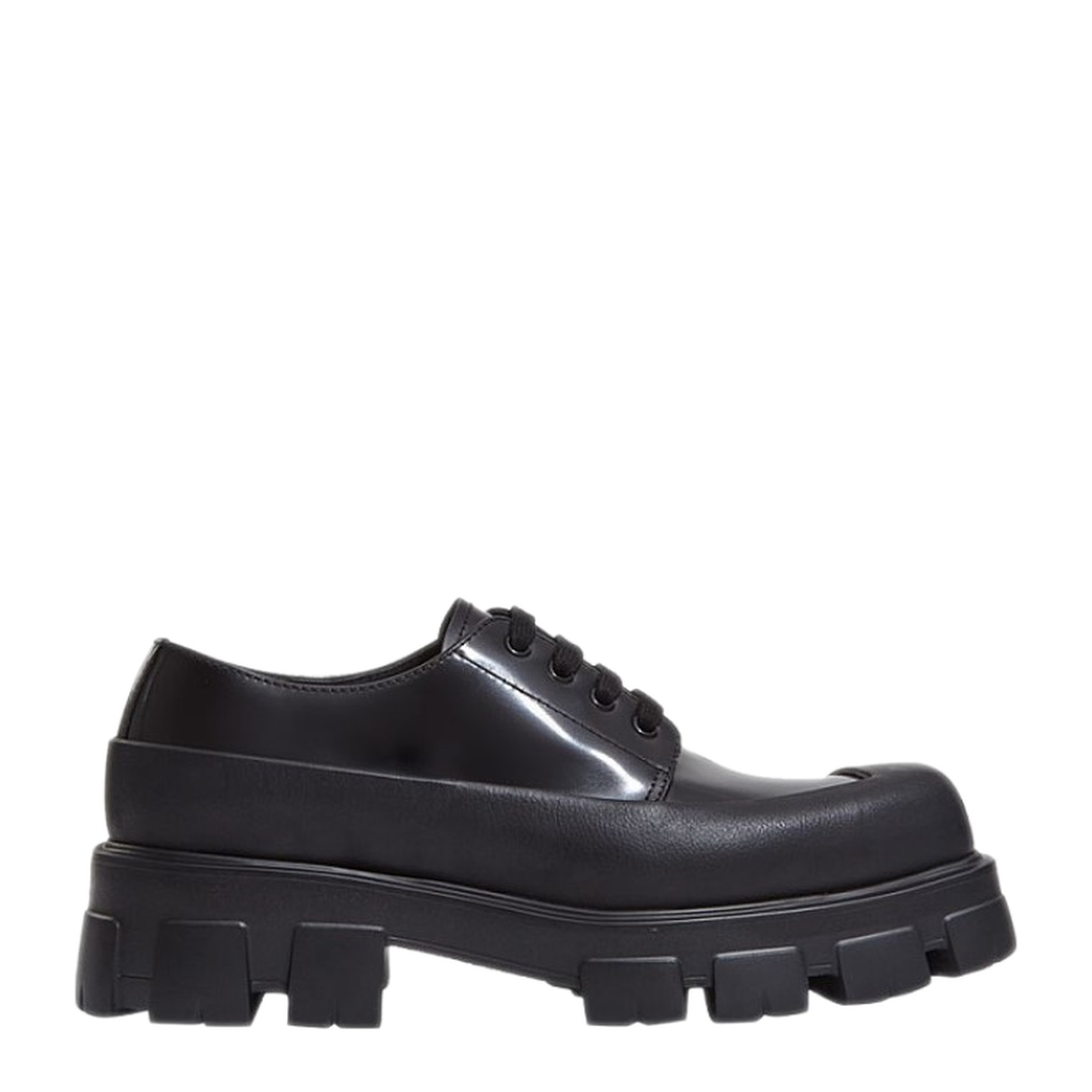 MAYFEYR - Prada - Monolith Brushed Leather Lace Up - 2EG411B4LF0002