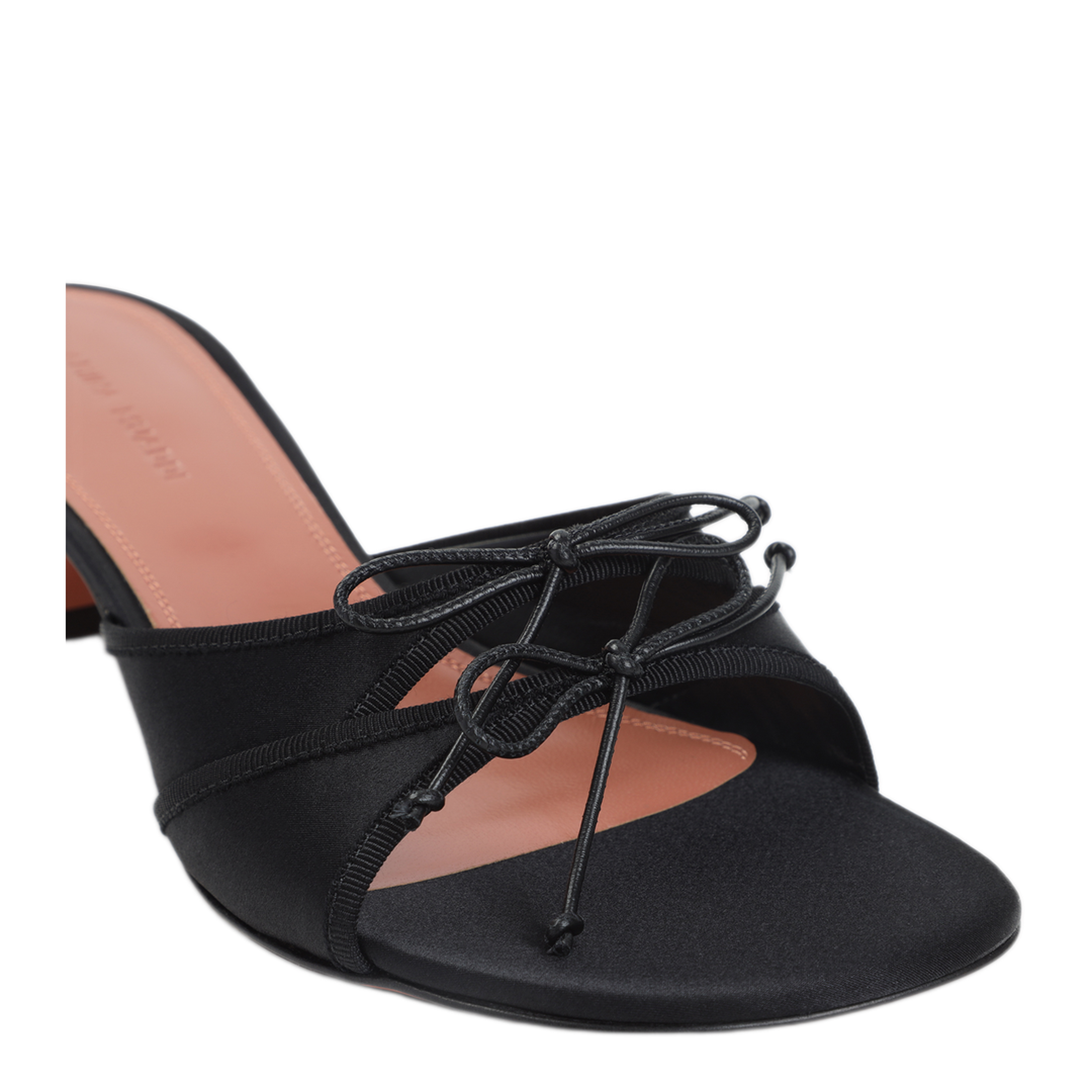 MAYFEYR - Amina Muaddi - Eleonora 45 Slippers - 16S365897ELEBLACK