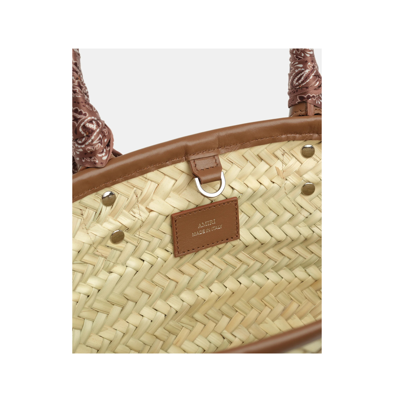 Raffia Mini Tote Bag