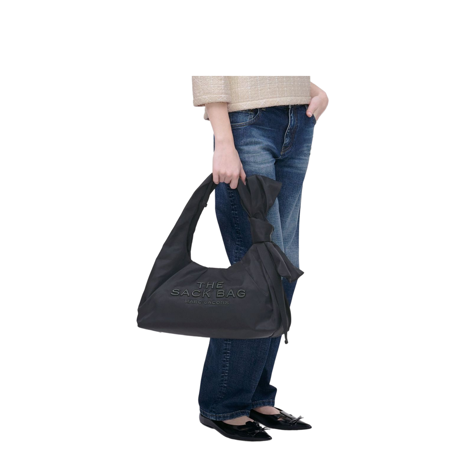 Bow Nylon Sack Bag
