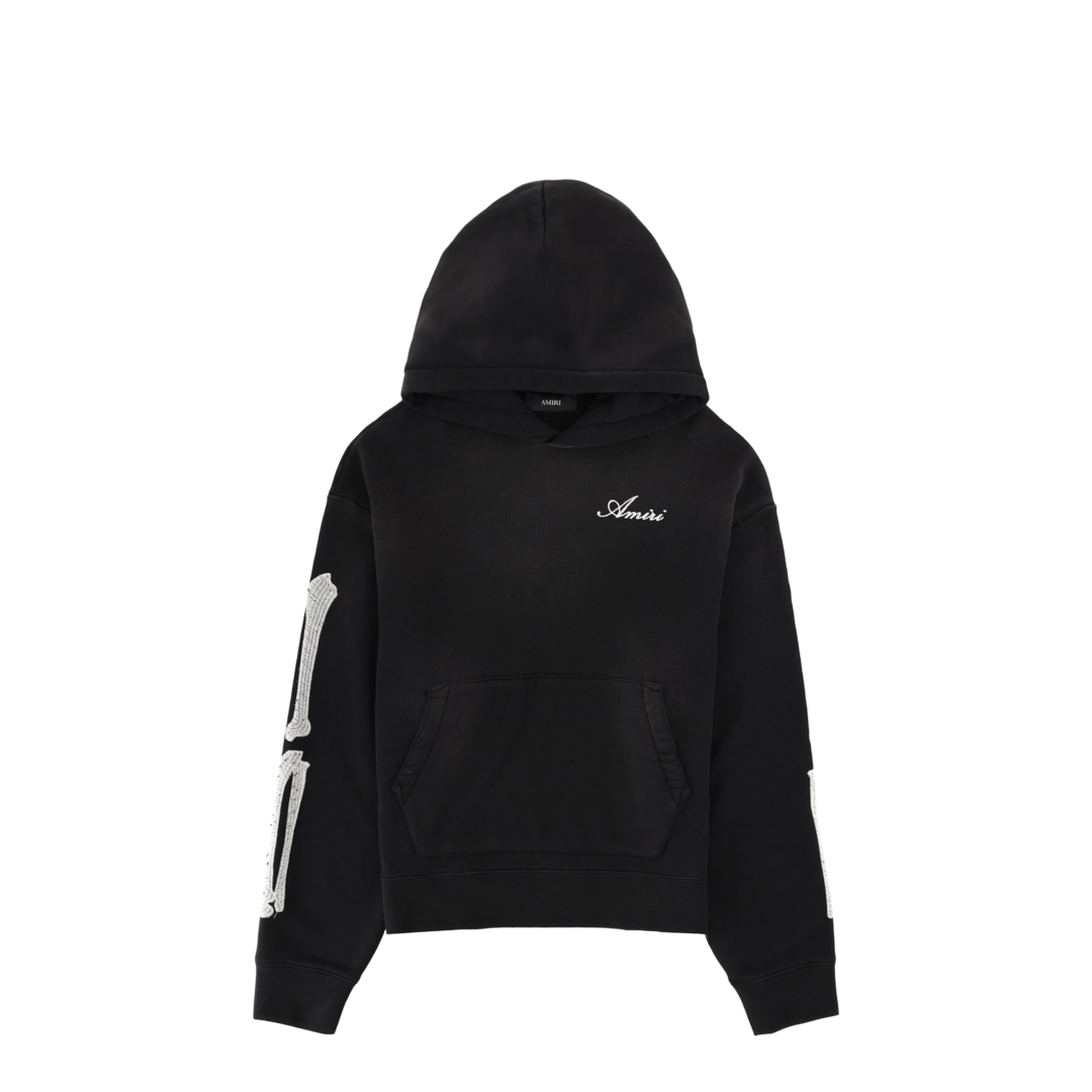 Black Cotton Oversize Hoodie