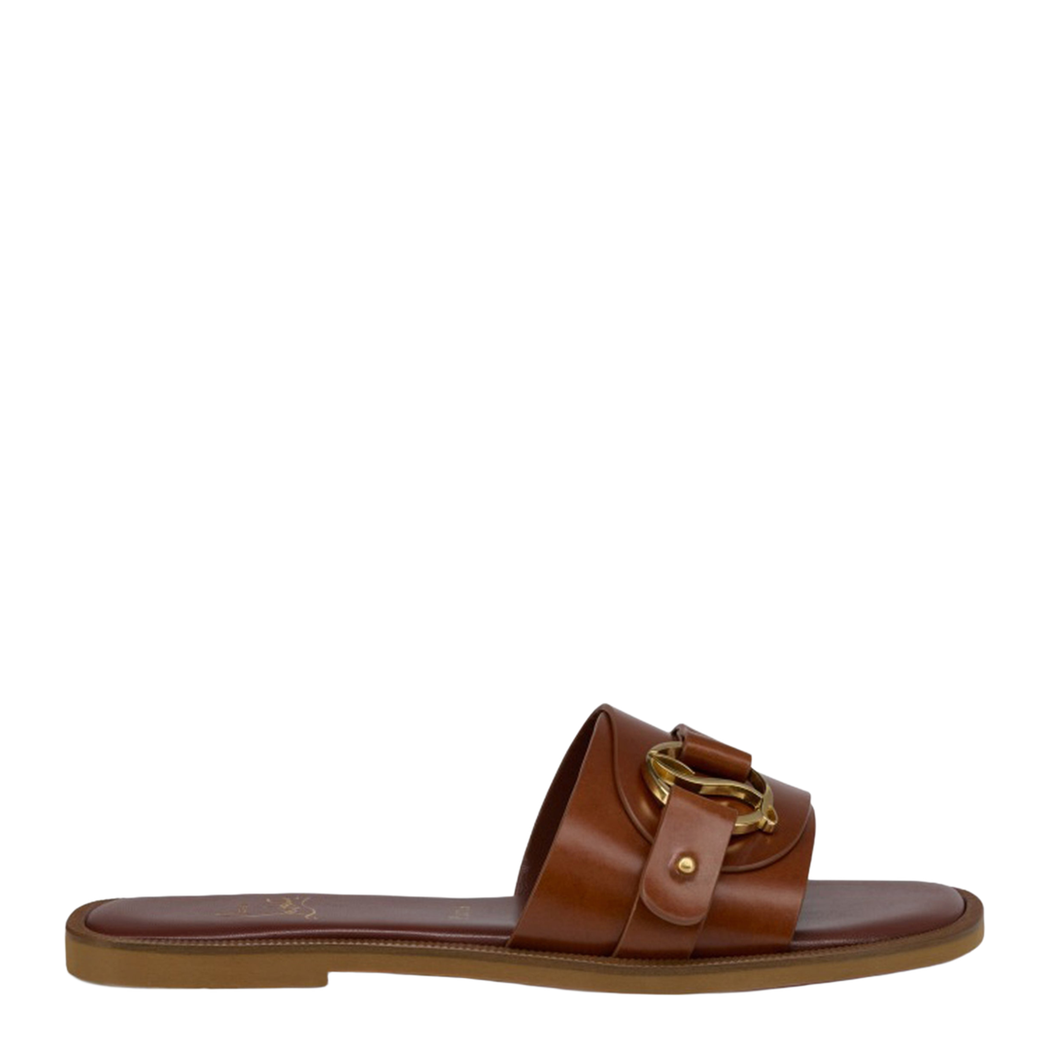 MAYFEYR - Christian Louboutin - Roma Dark Carmine Leather Mules - 1260519LE7248