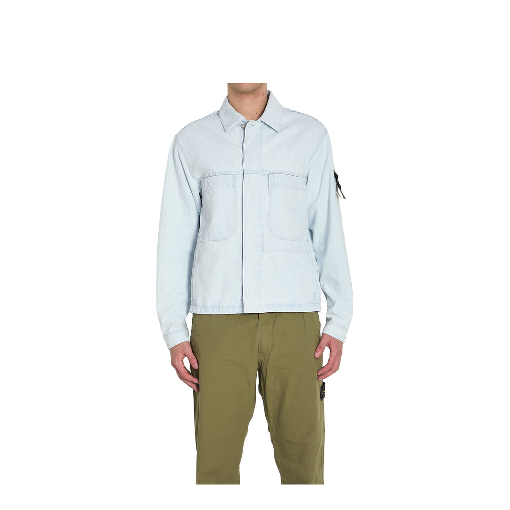 Ultra-bleached denim jacket