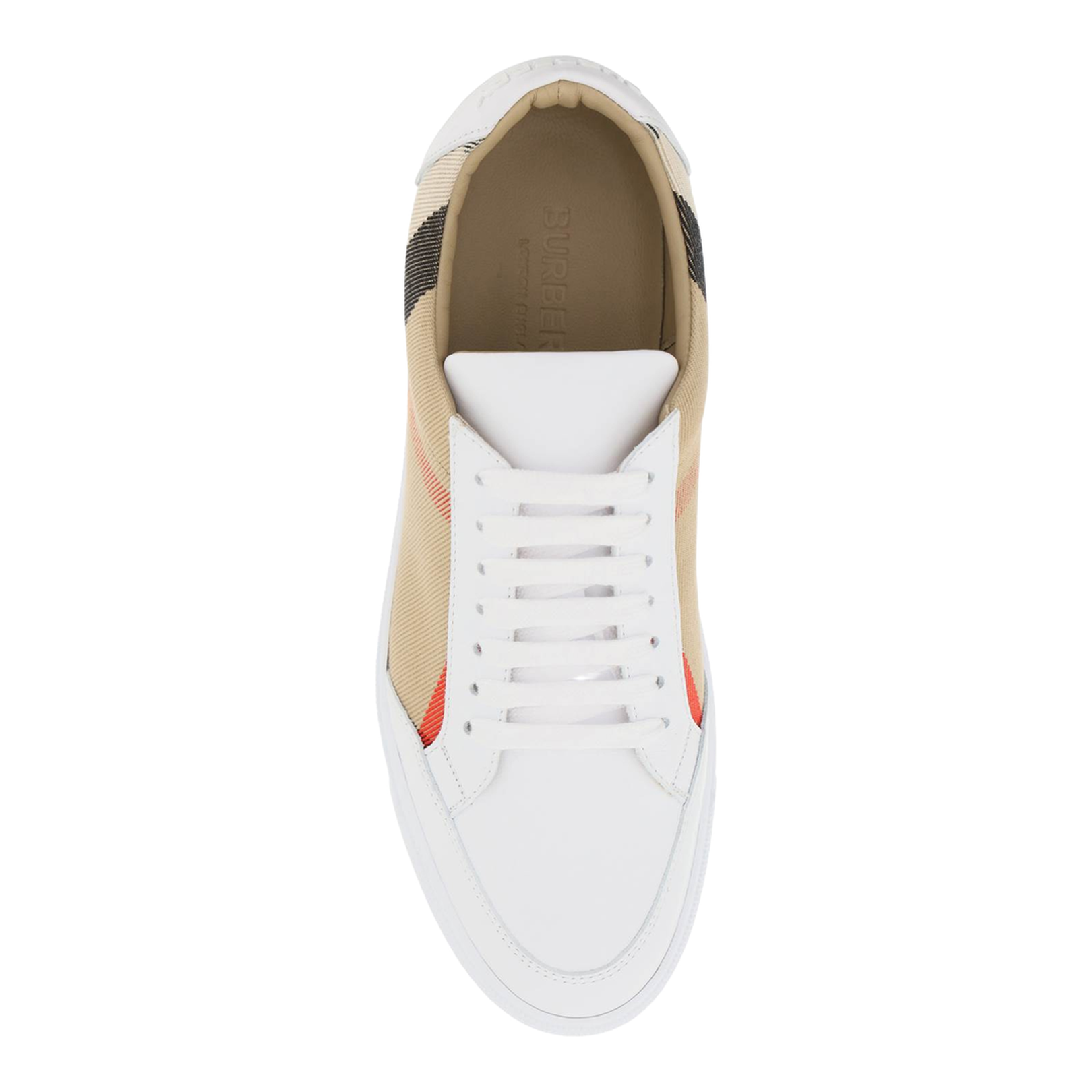 House Check Low Top Optic White Archive Beige