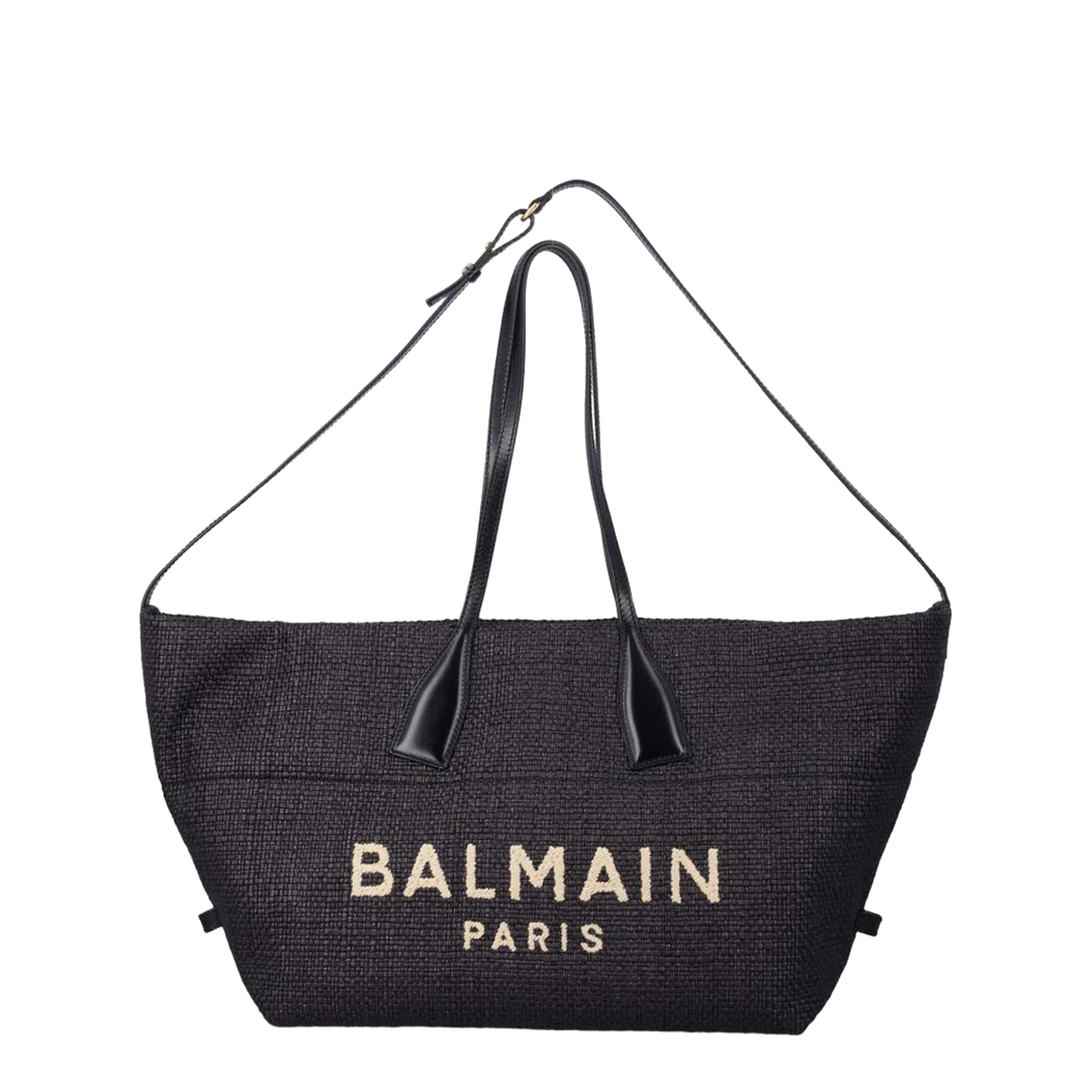 MAYFEYR - Balmain - Track Raffia Tote Bag - 26PGN1FI015TRAA0PA