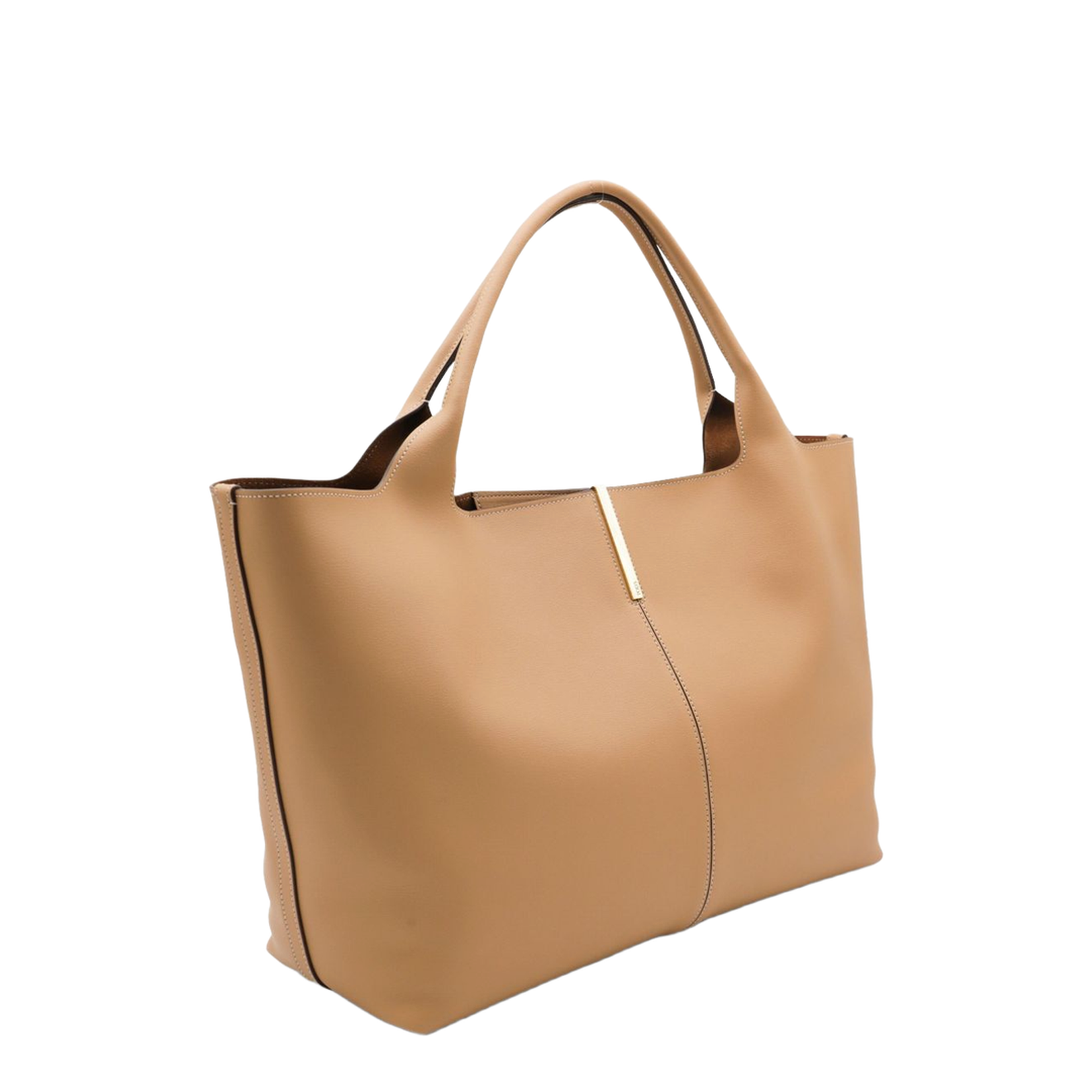 Medium Leather Shopping Bag