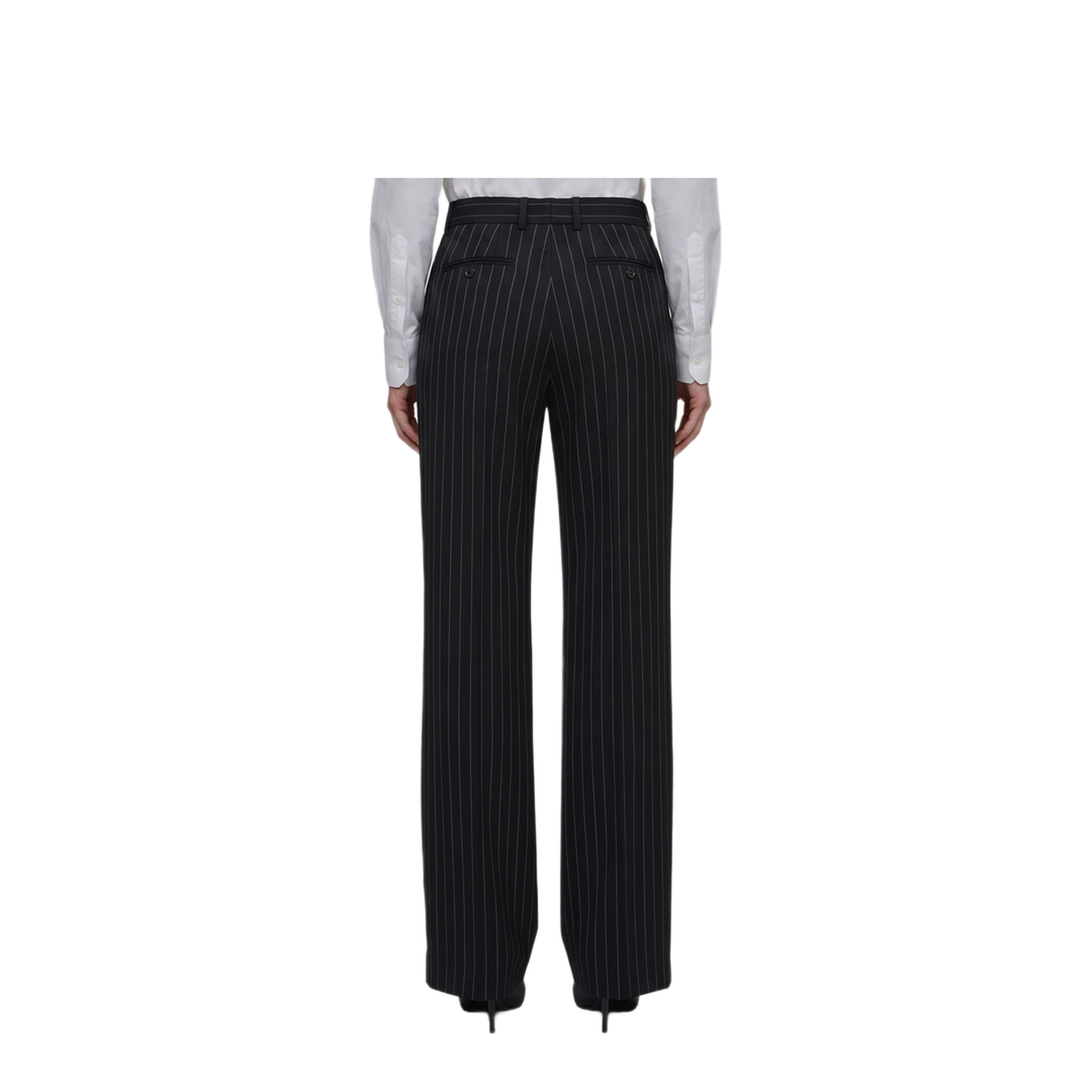 MAYFEYR - Dolce & Gabbana - Wool Chalk Stripe Trousers - FTC17TFRZATS8051