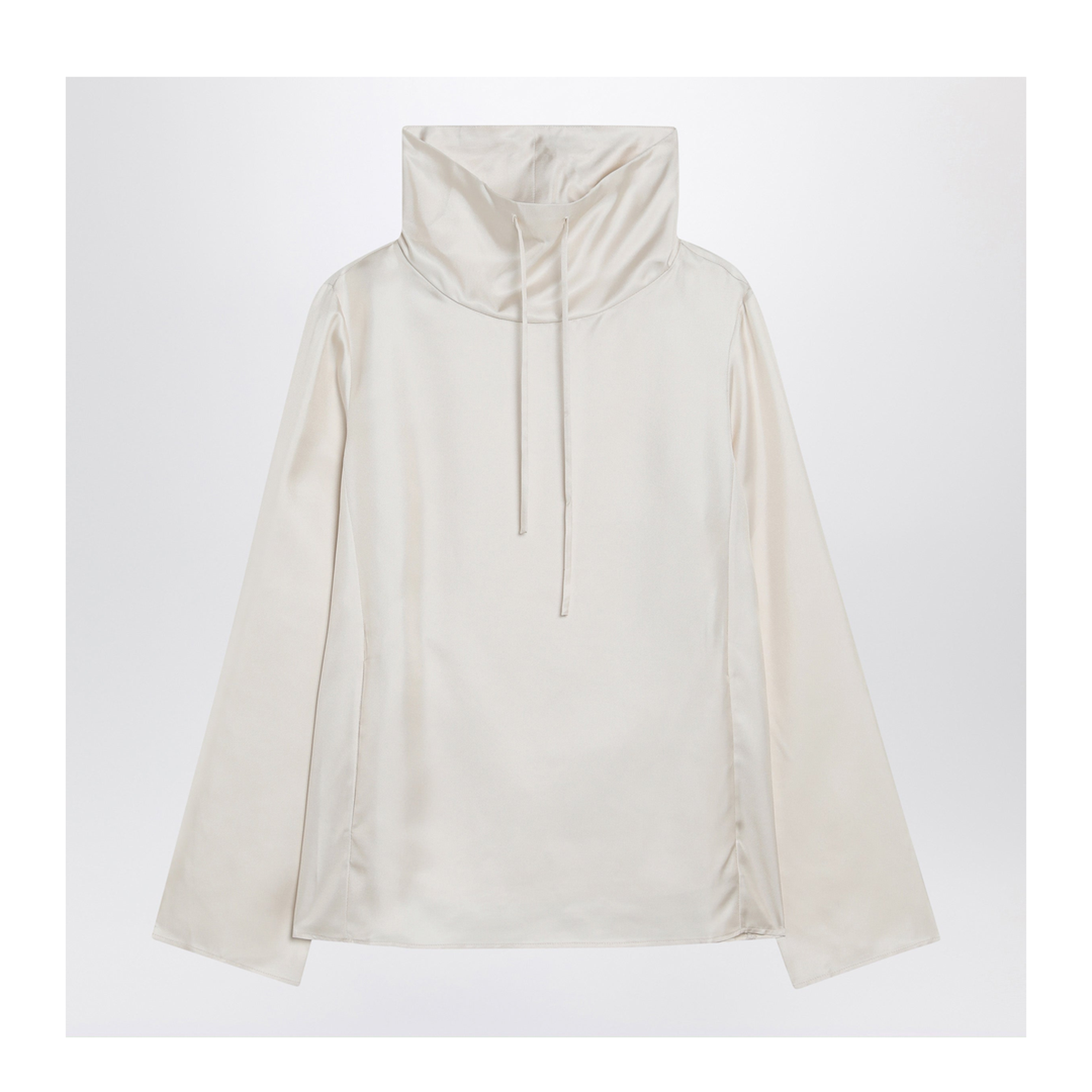 MAYFEYR - Loulou Studio - Ivory Cyna Silk Blouse - CYNASIIV