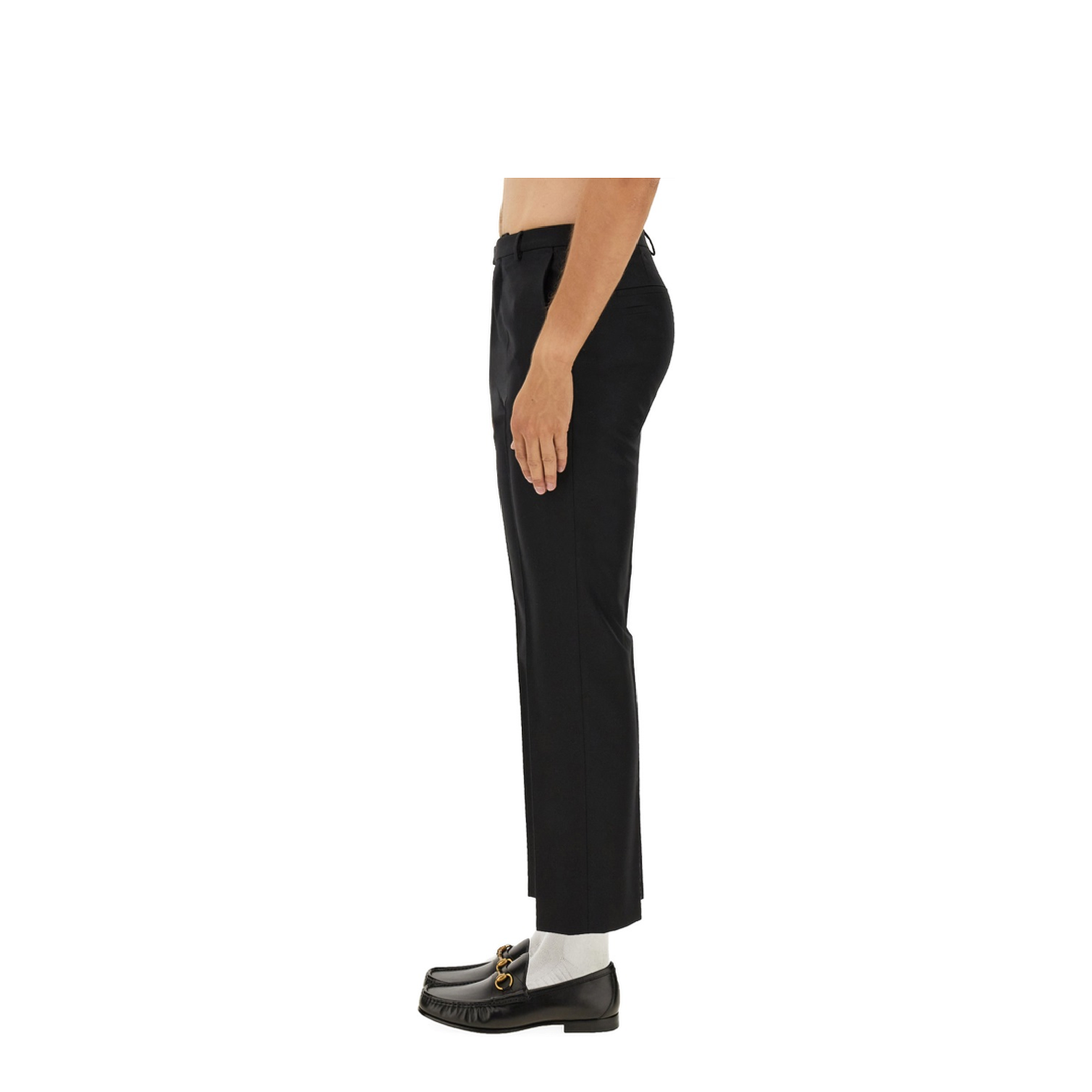 Wool Blend Twill Pants