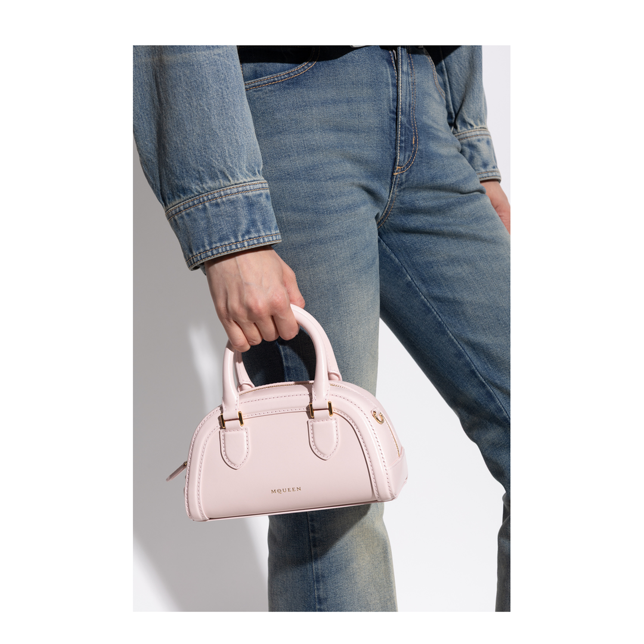 Mini Birdee Boston Tote Bag Pink