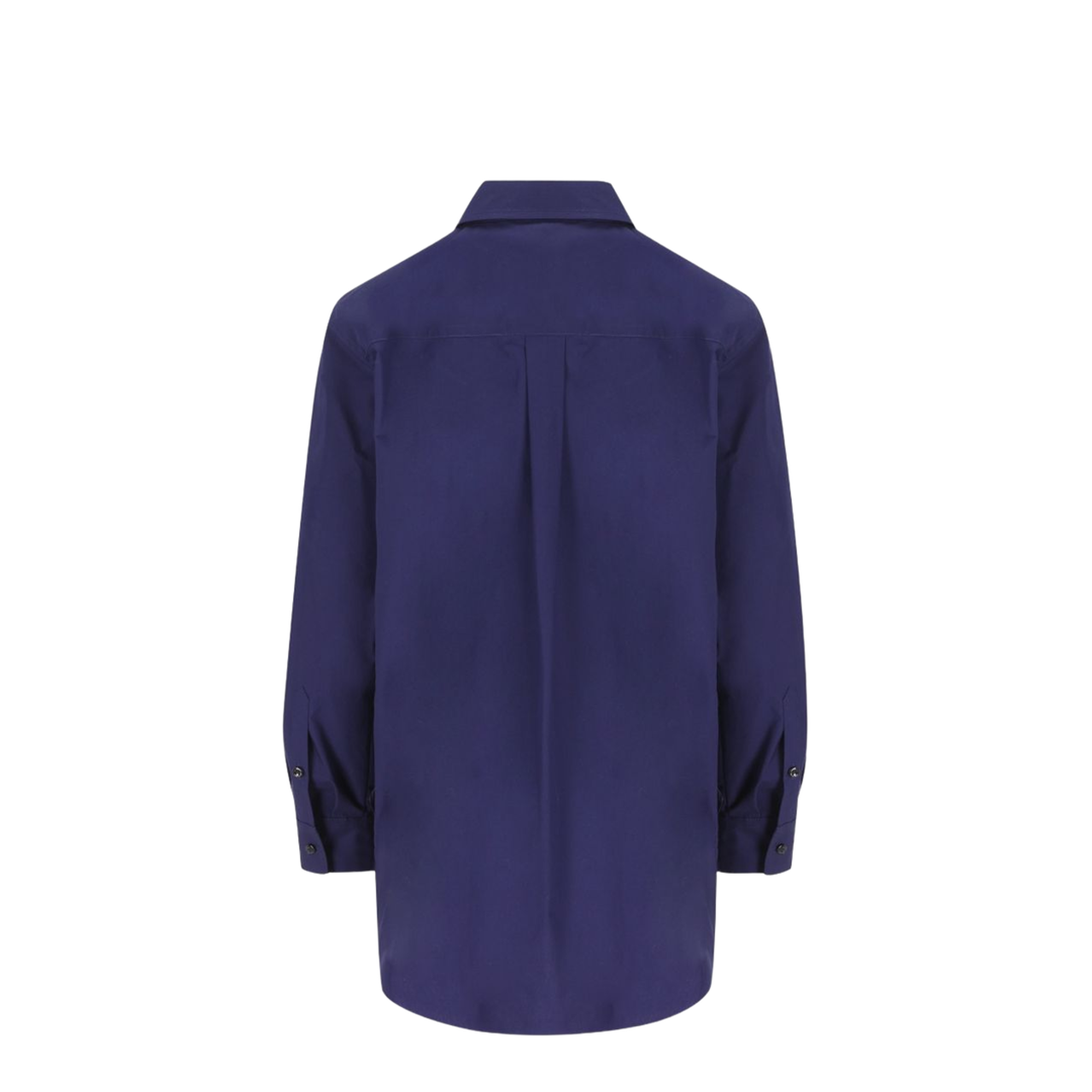 Dark Blue Poplin Shirt