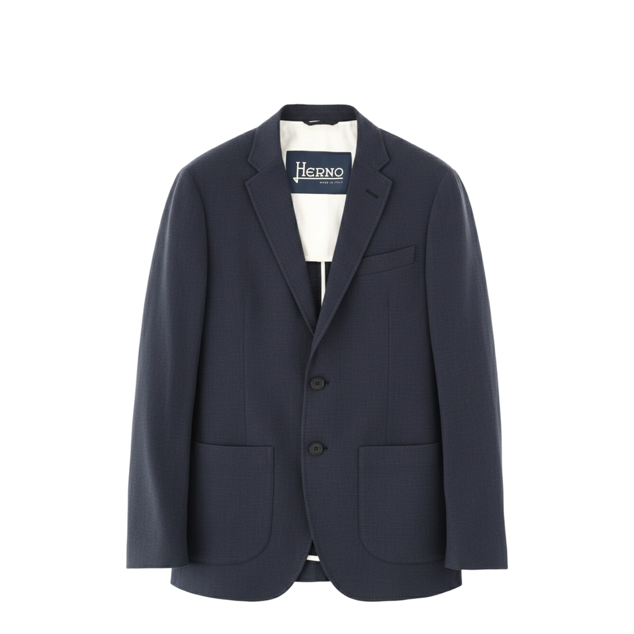 Single-Breasted Linen Jacket