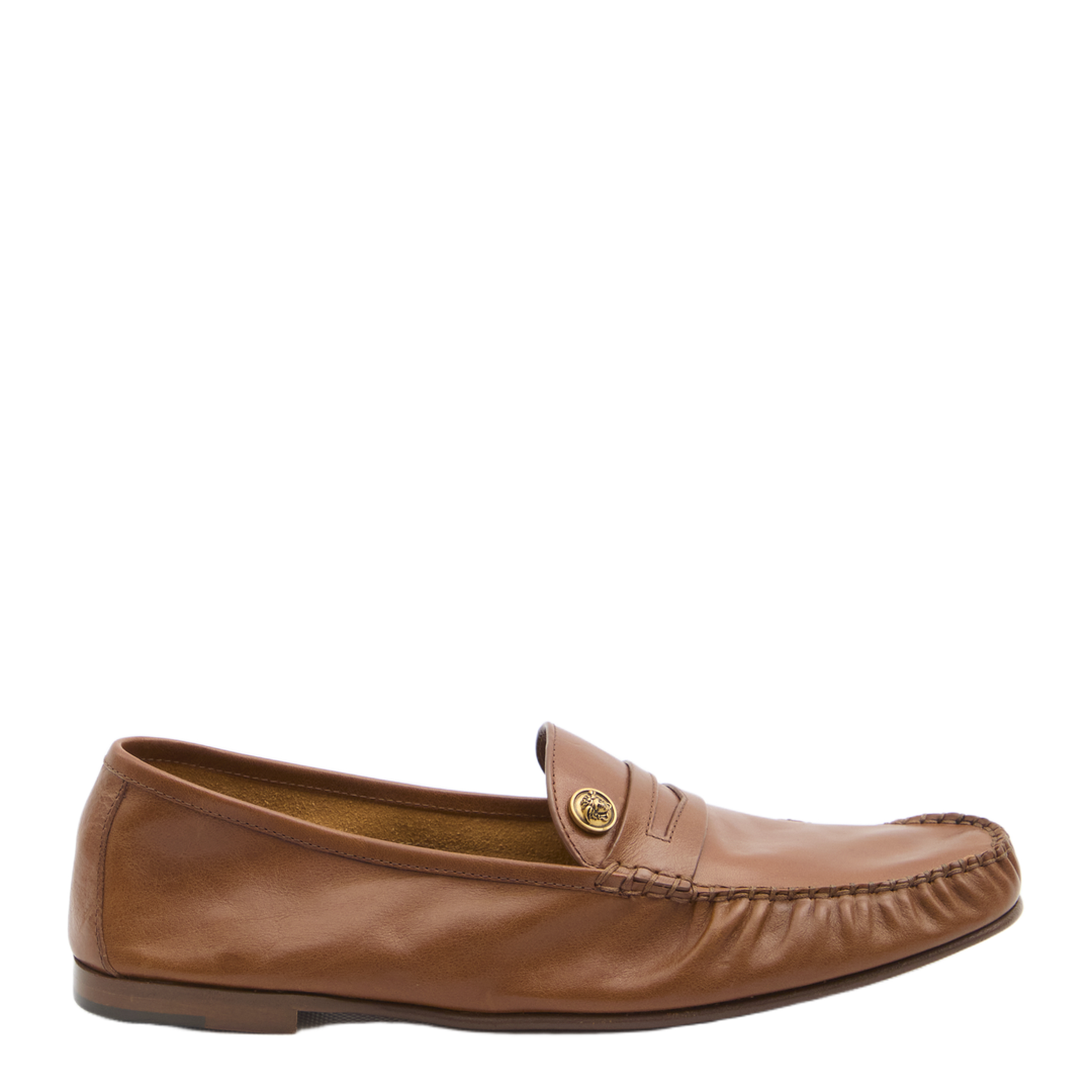 Medusa Leather Loafers