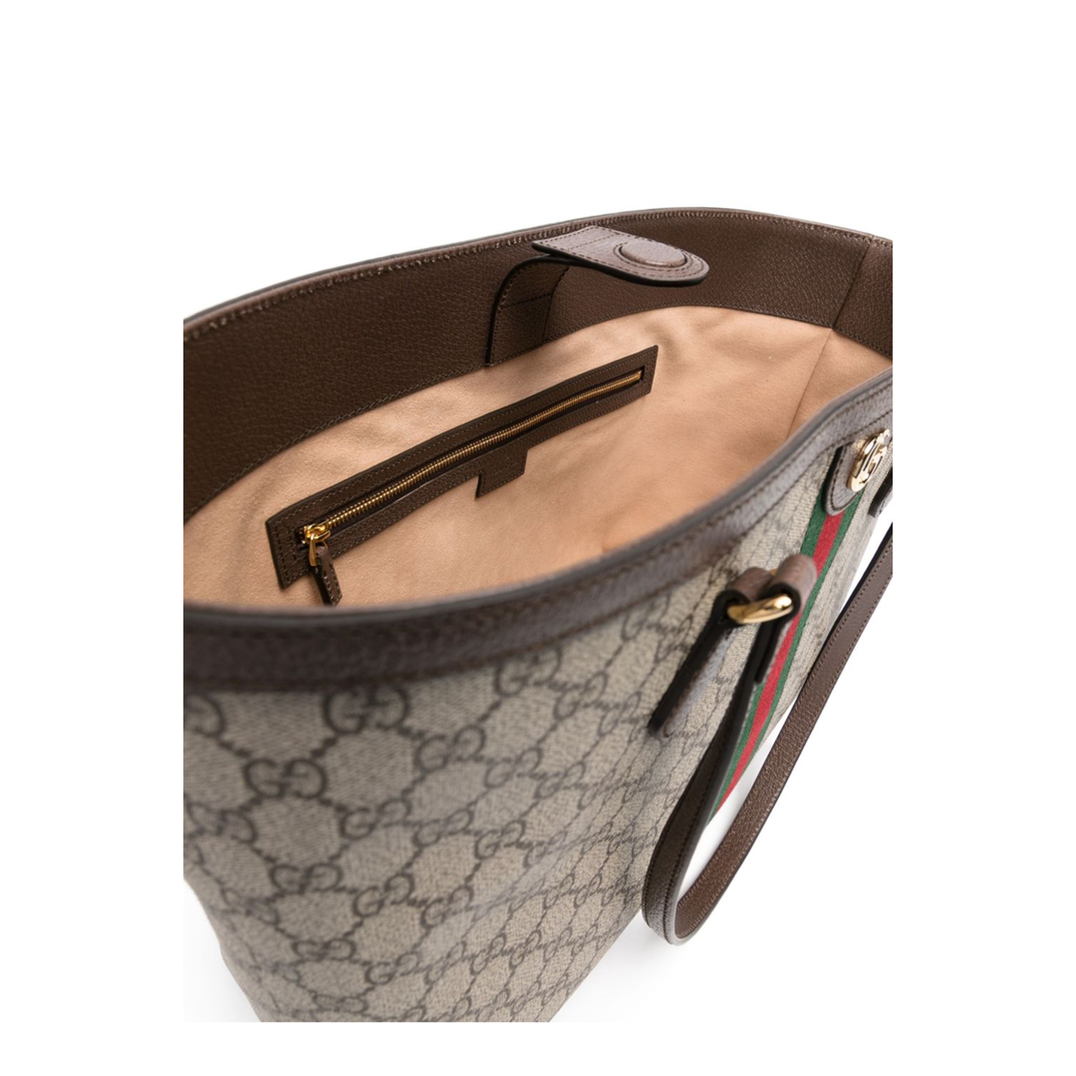 Ophidia Gg Middle-Sized Tote Bag Brown