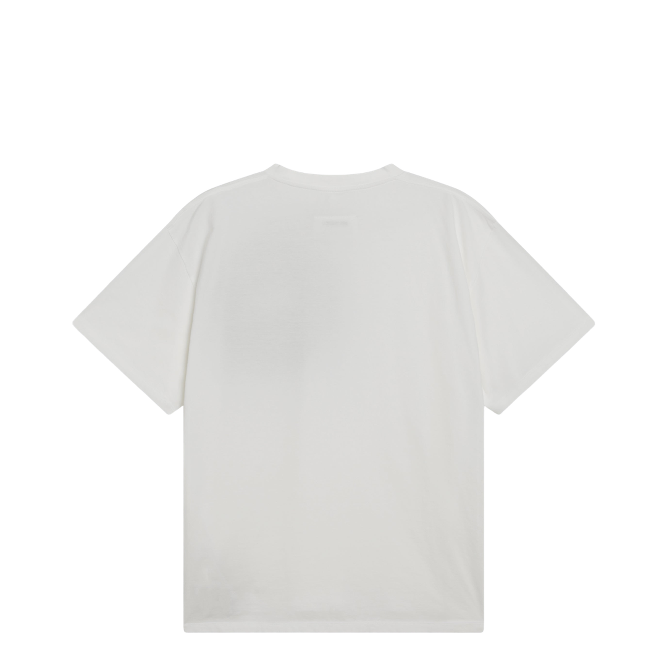 White T-Shirt With Spray Print