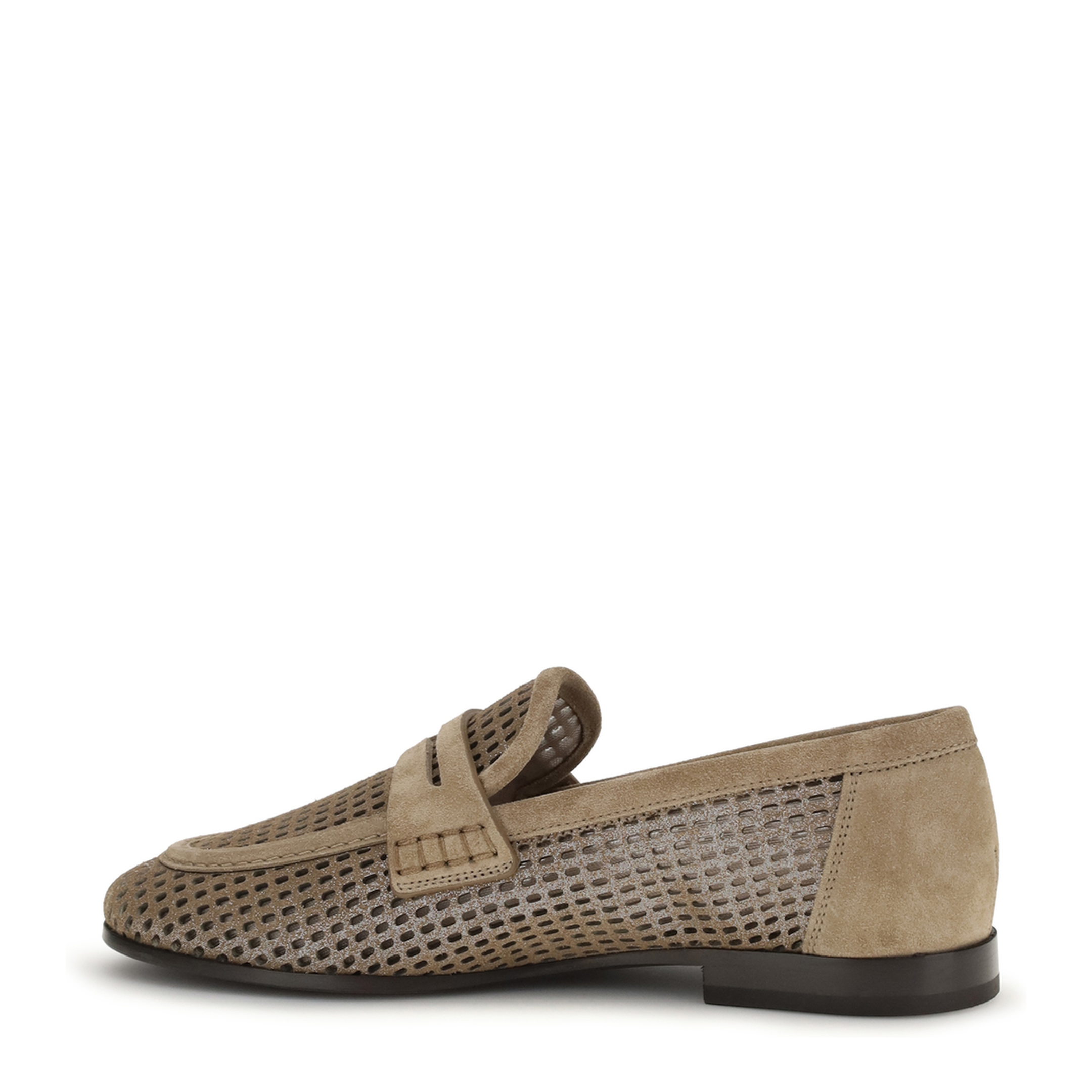 MAYFEYR - Brunello Cucinelli - Sparkling Net Leather Loafers - MZDVC3182
