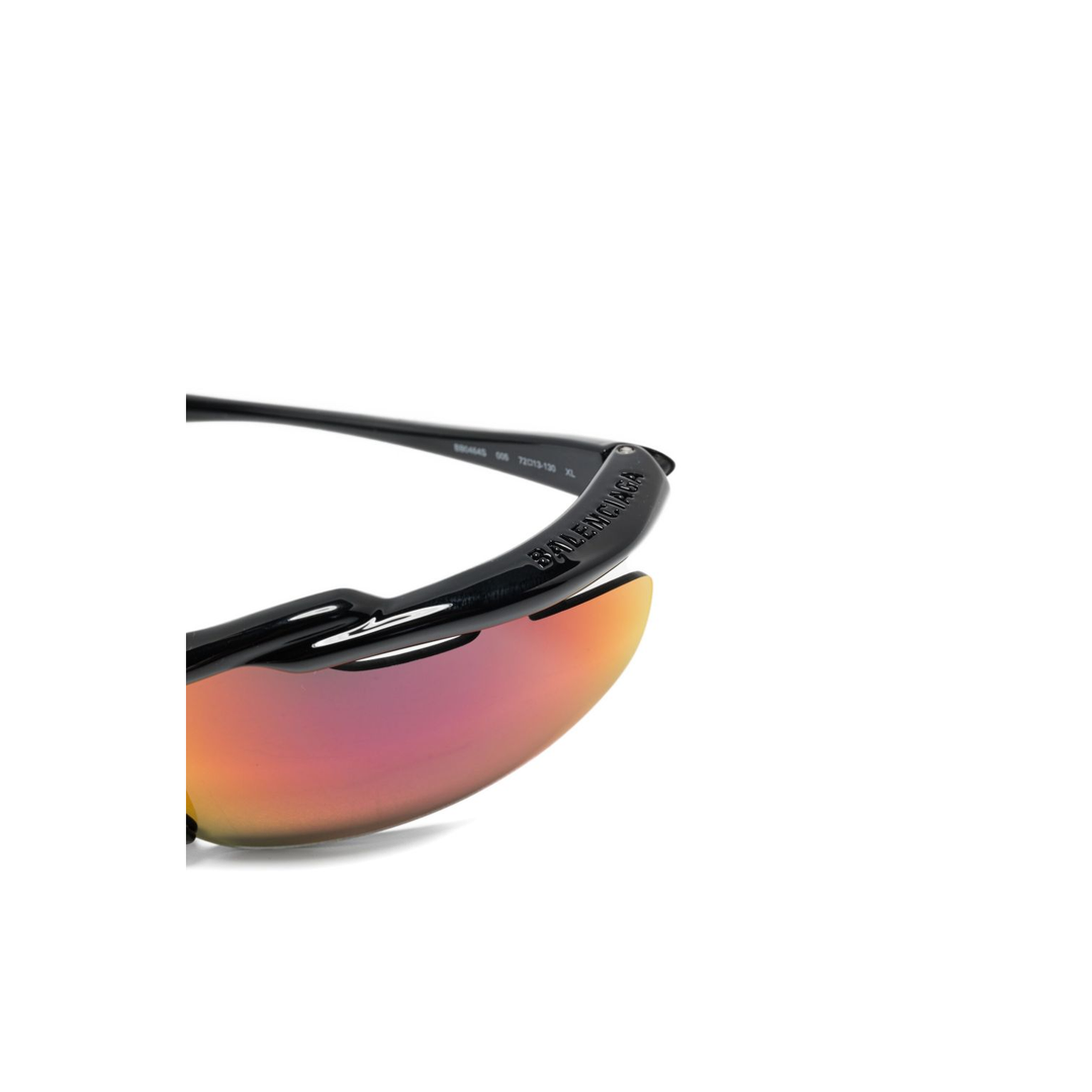 Turbo D-frame Sunglasses in Black