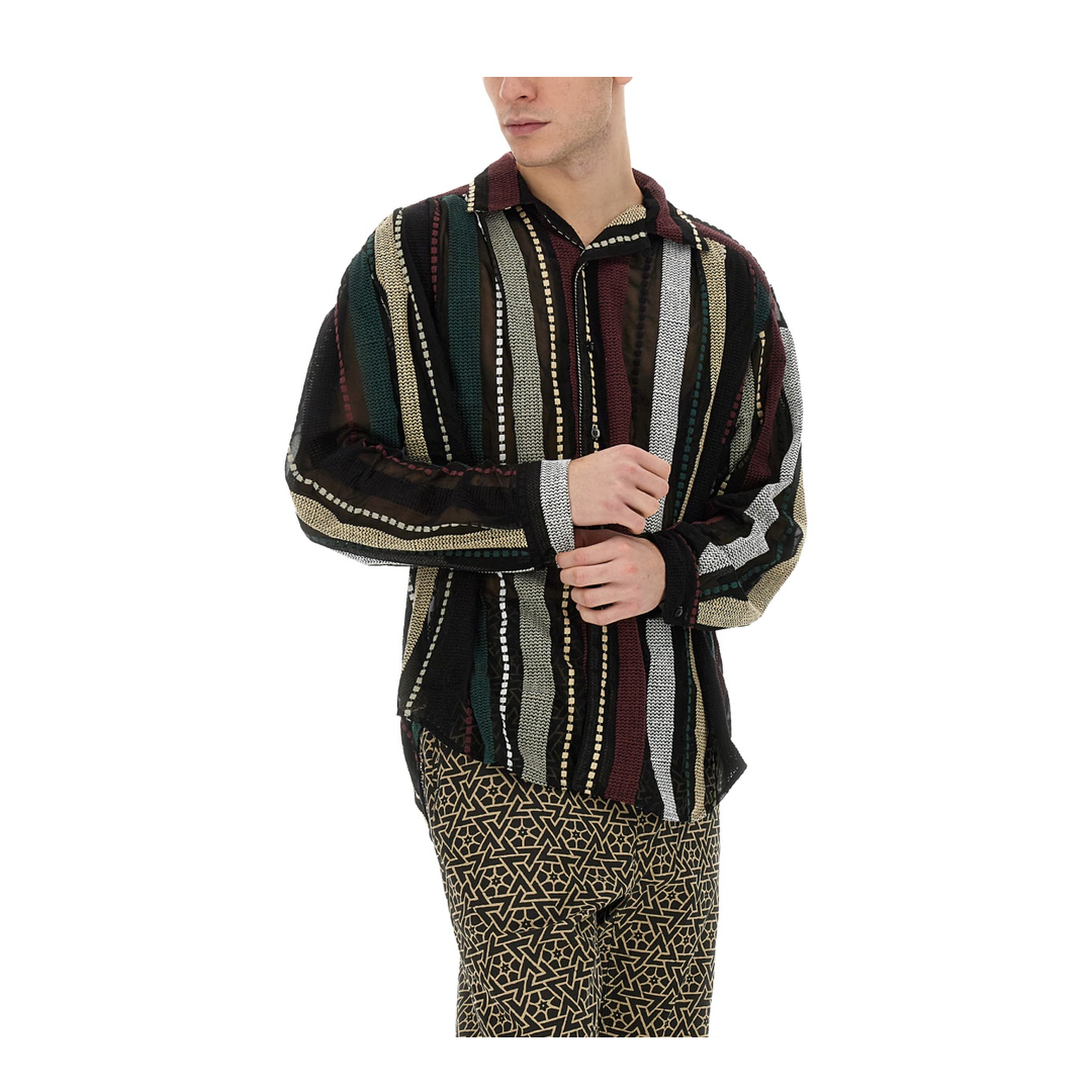 MAYFEYR - AïE - Chiffon Shirt - NS941ABLACKMULTI