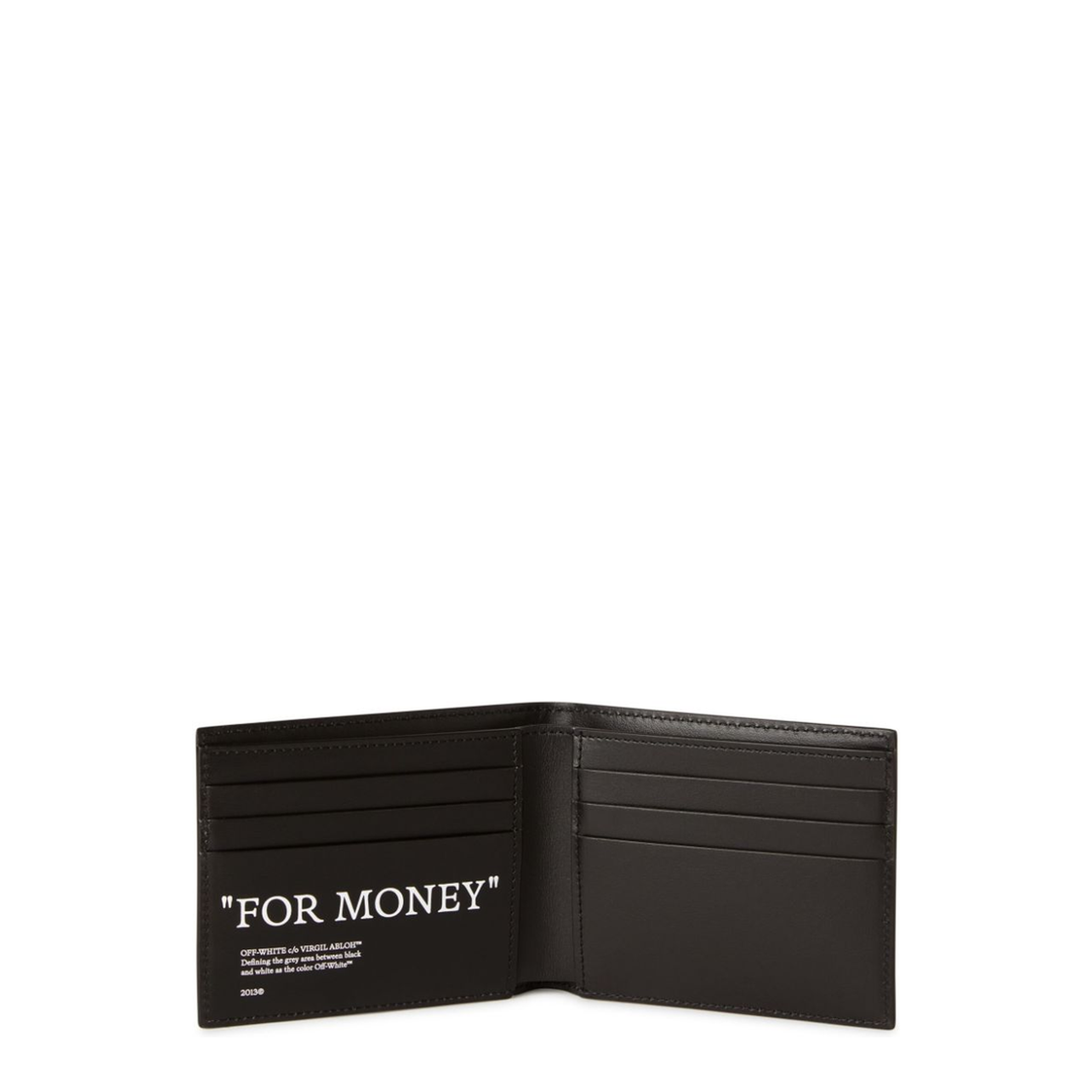 Quote Bifold Wallet in Black