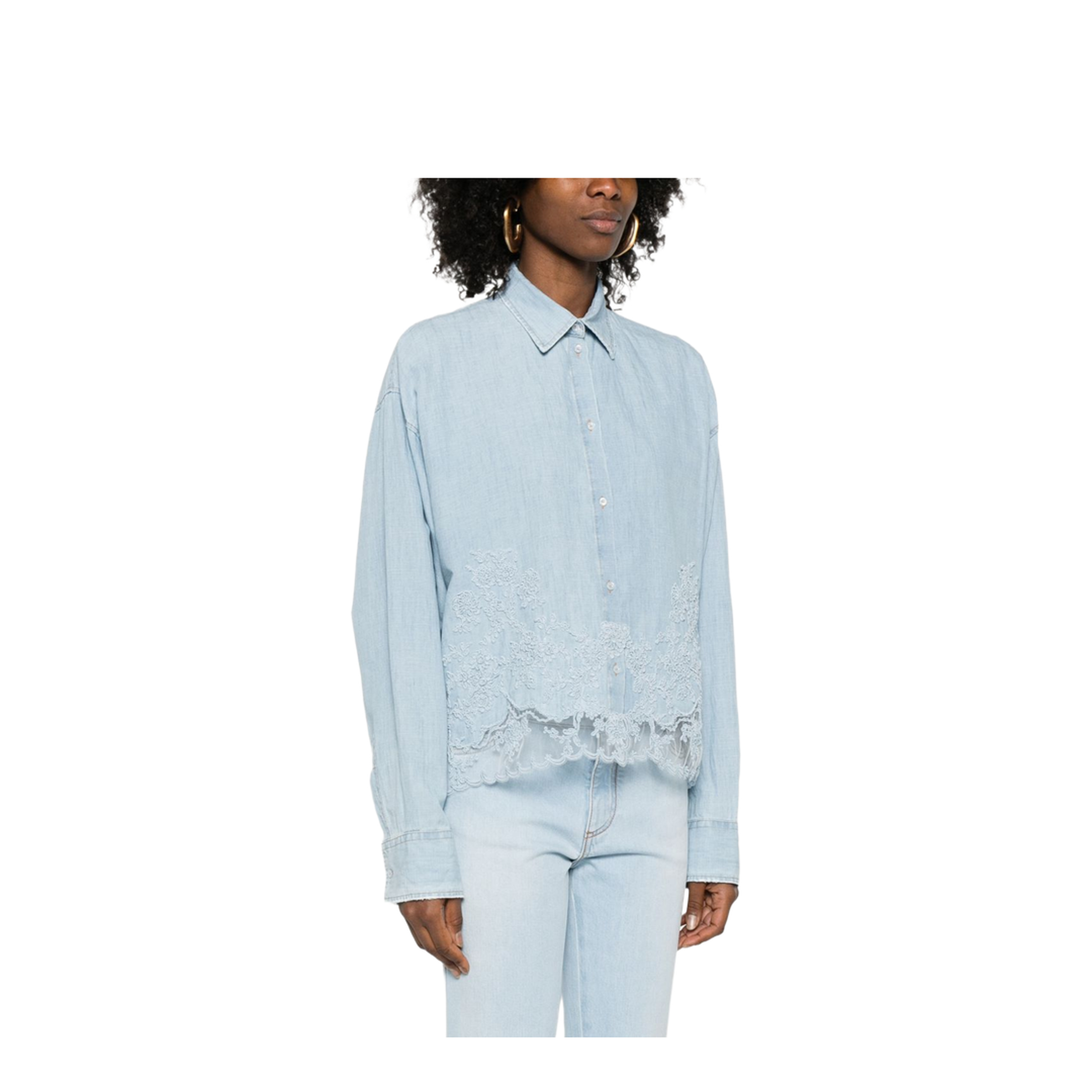 MAYFEYR - Ermanno Scervino - Clear Blue Shirts - D482K365APTZD44115