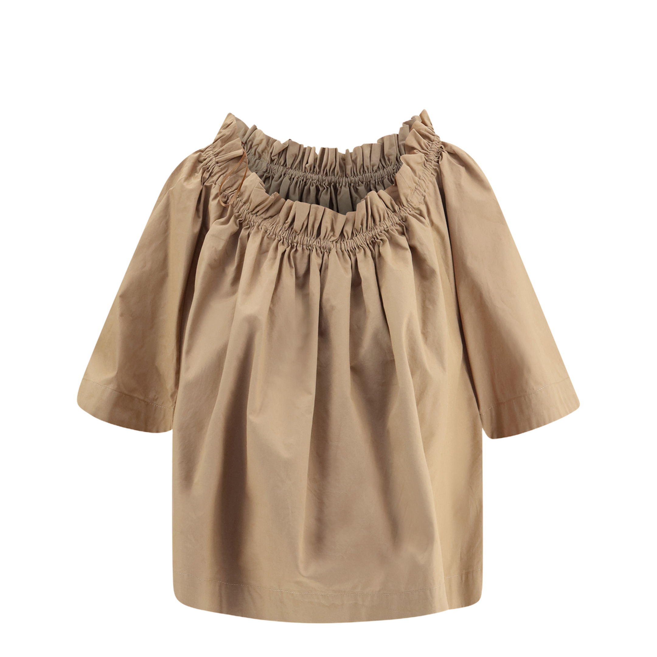 MAYFEYR - Saint Laurent - Cotton Ruffle Top - 869999YZ9AN