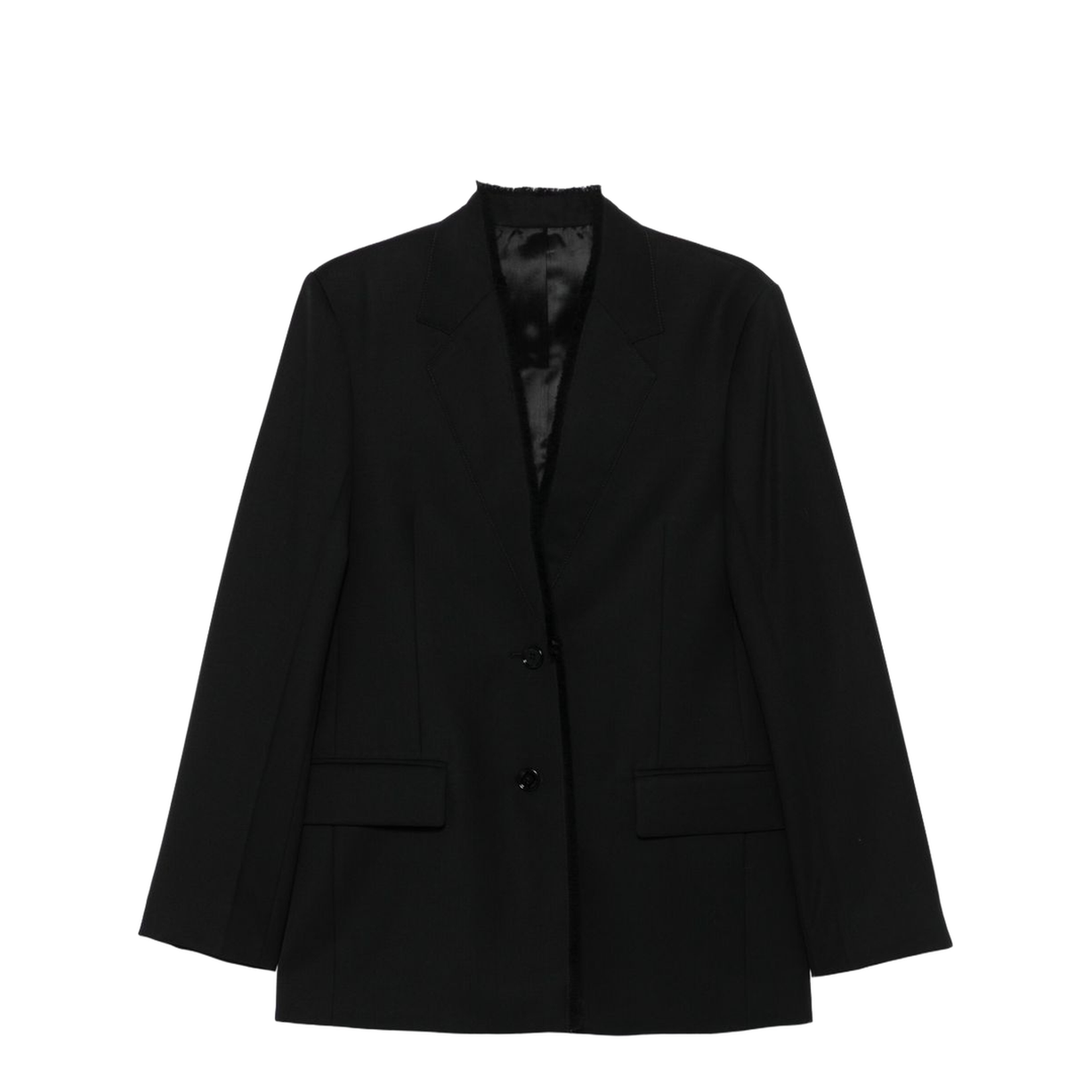 Wool Single-Breasted Jacket