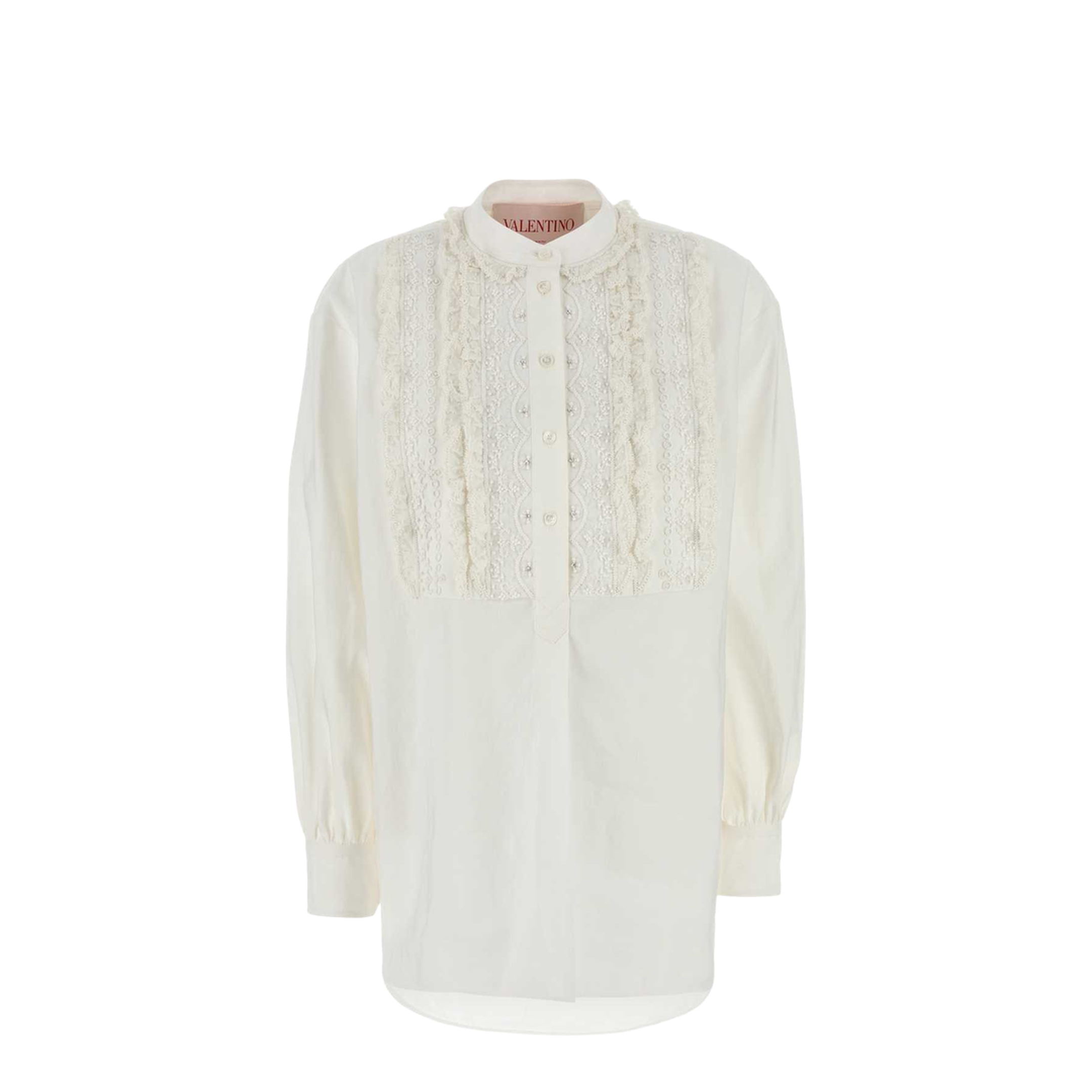 Embroidered Top - White