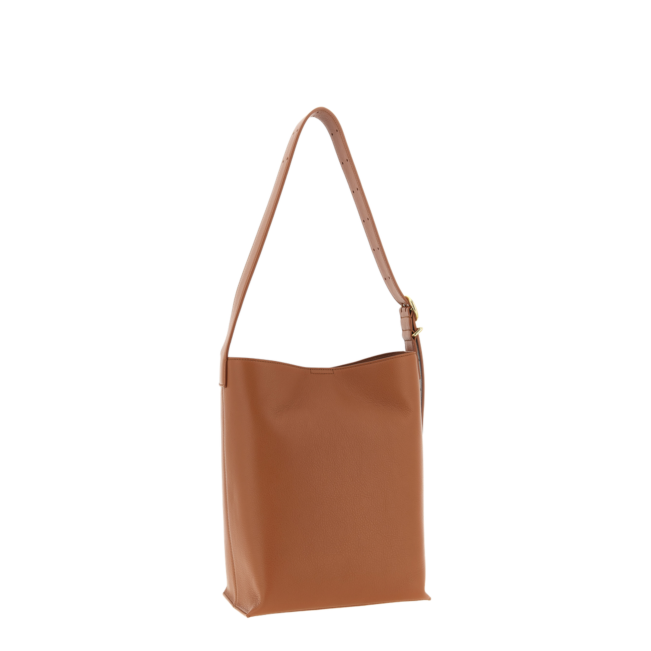 Cannolo Small Shoulder Bag Leather Brown