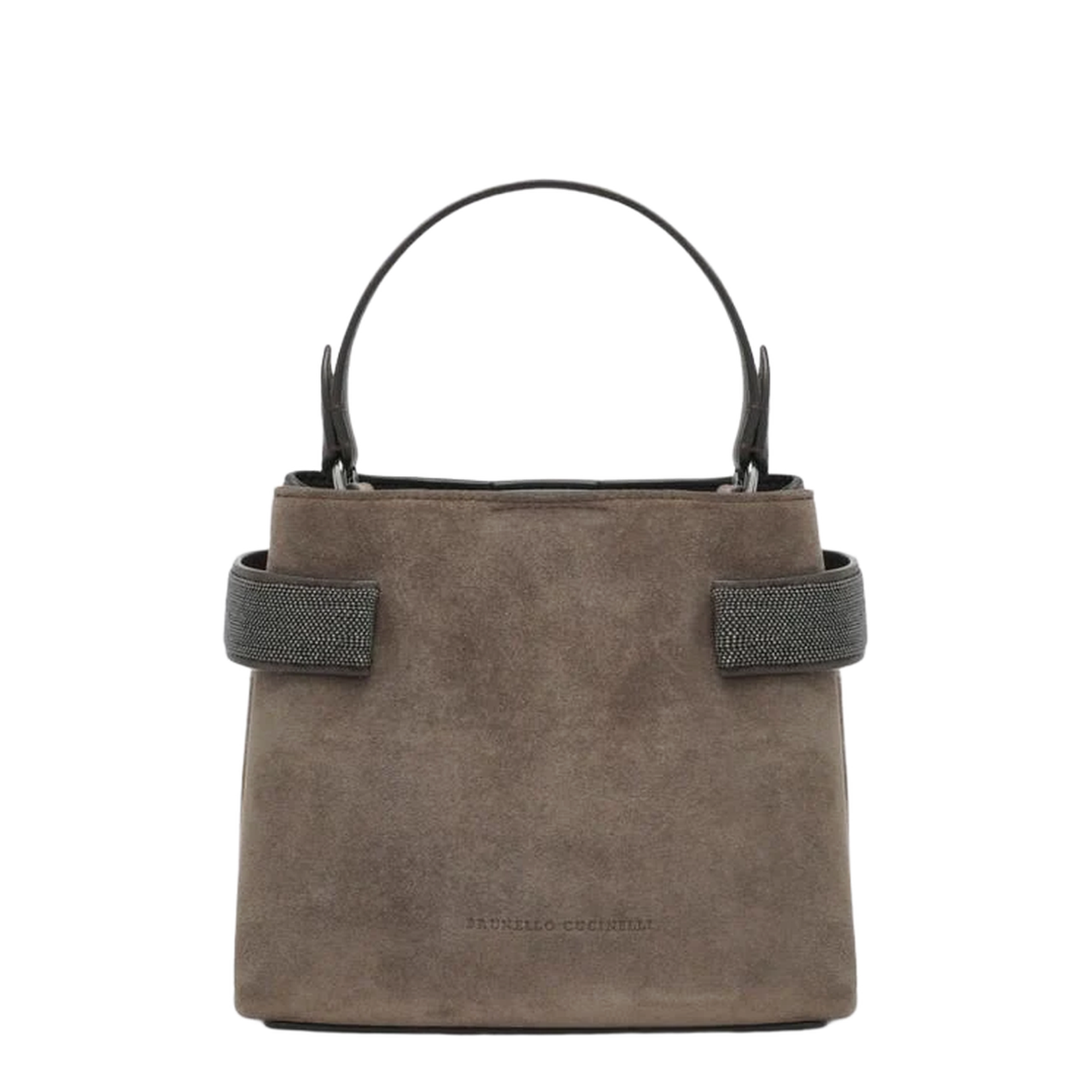 Top-Handle Essence Small Bag With Precious Bands