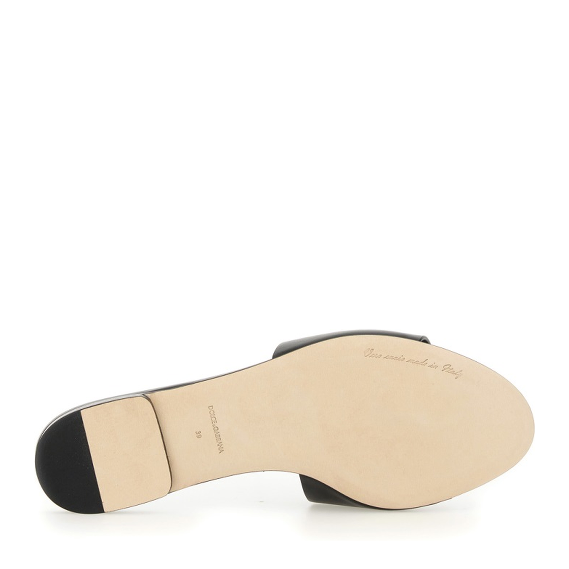 Calfskin Slides with DG Millennials Logo