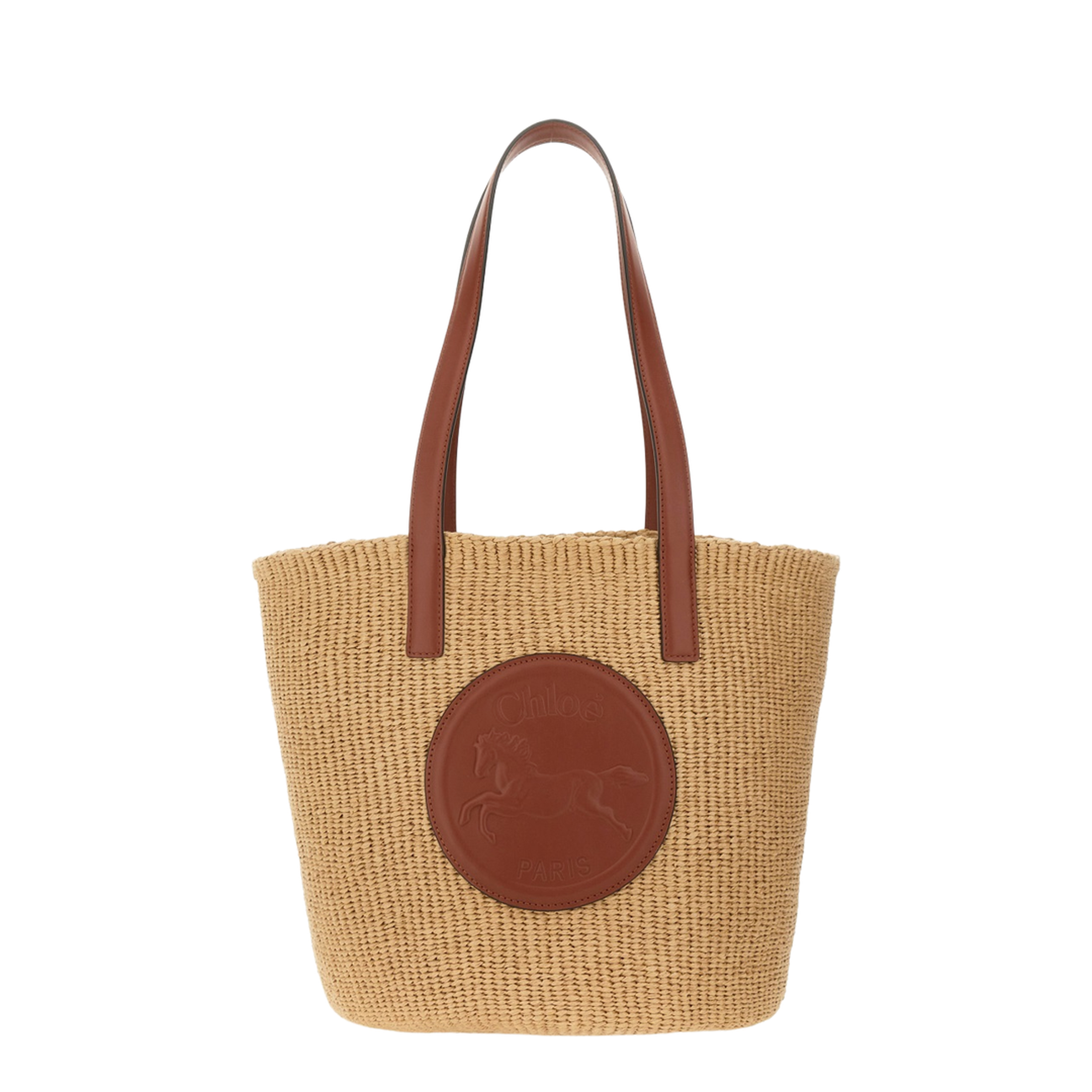 Beige Horse Medal Basket