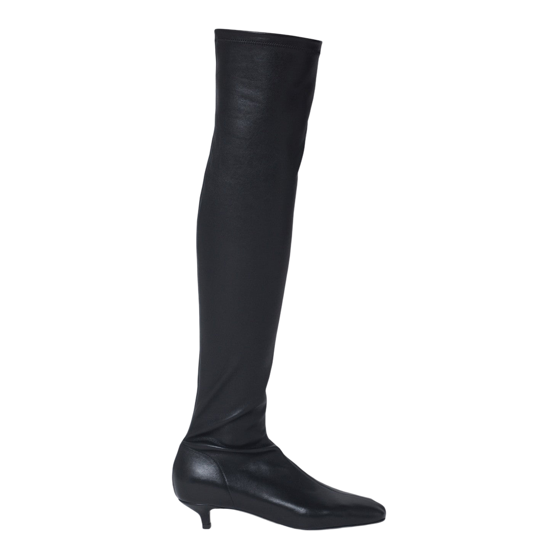 MAYFEYR - Toteme - Knee-High Boots In Black Nappa Leather - 261-WAS0267LE0193001