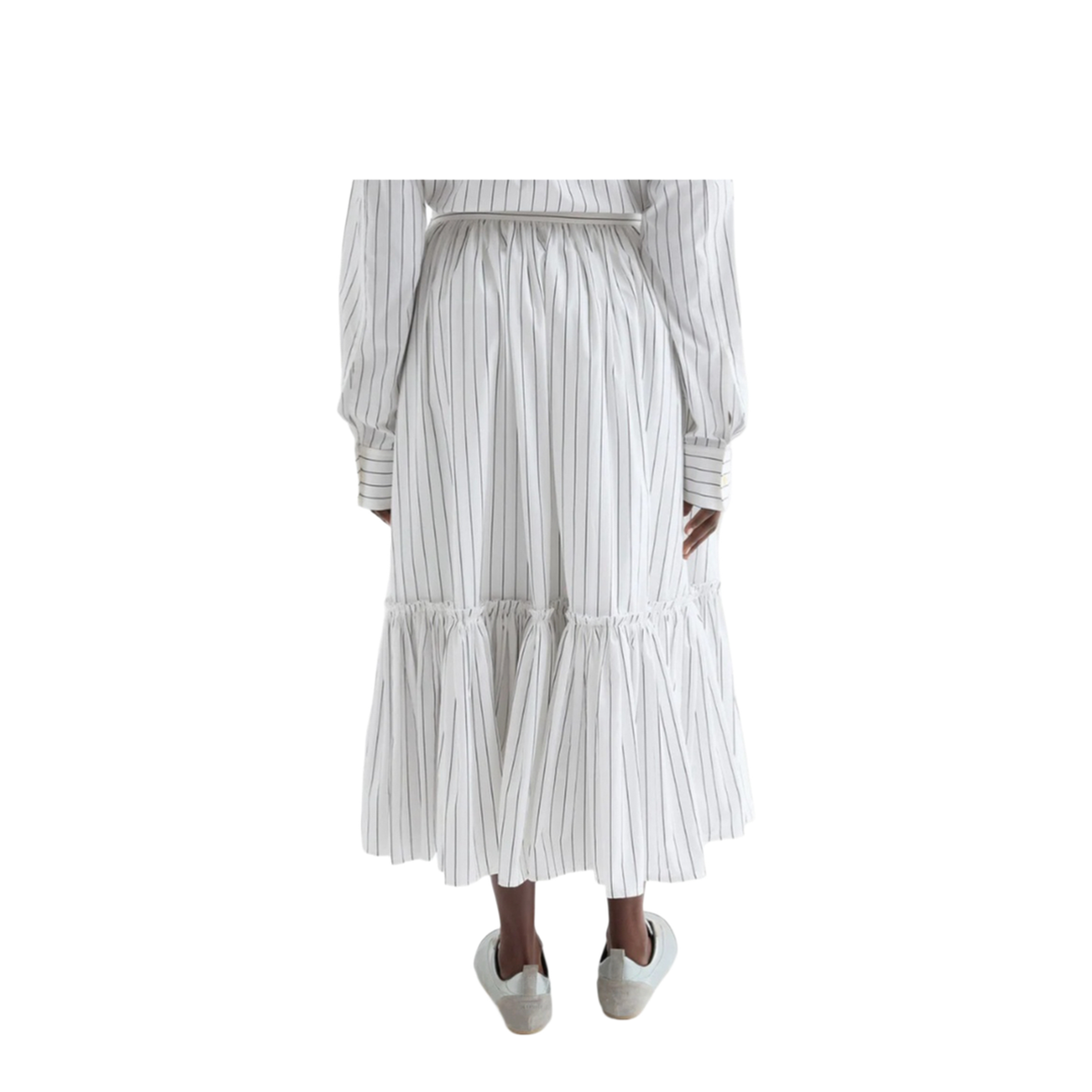 Striped Lightweight Cotton Skirt