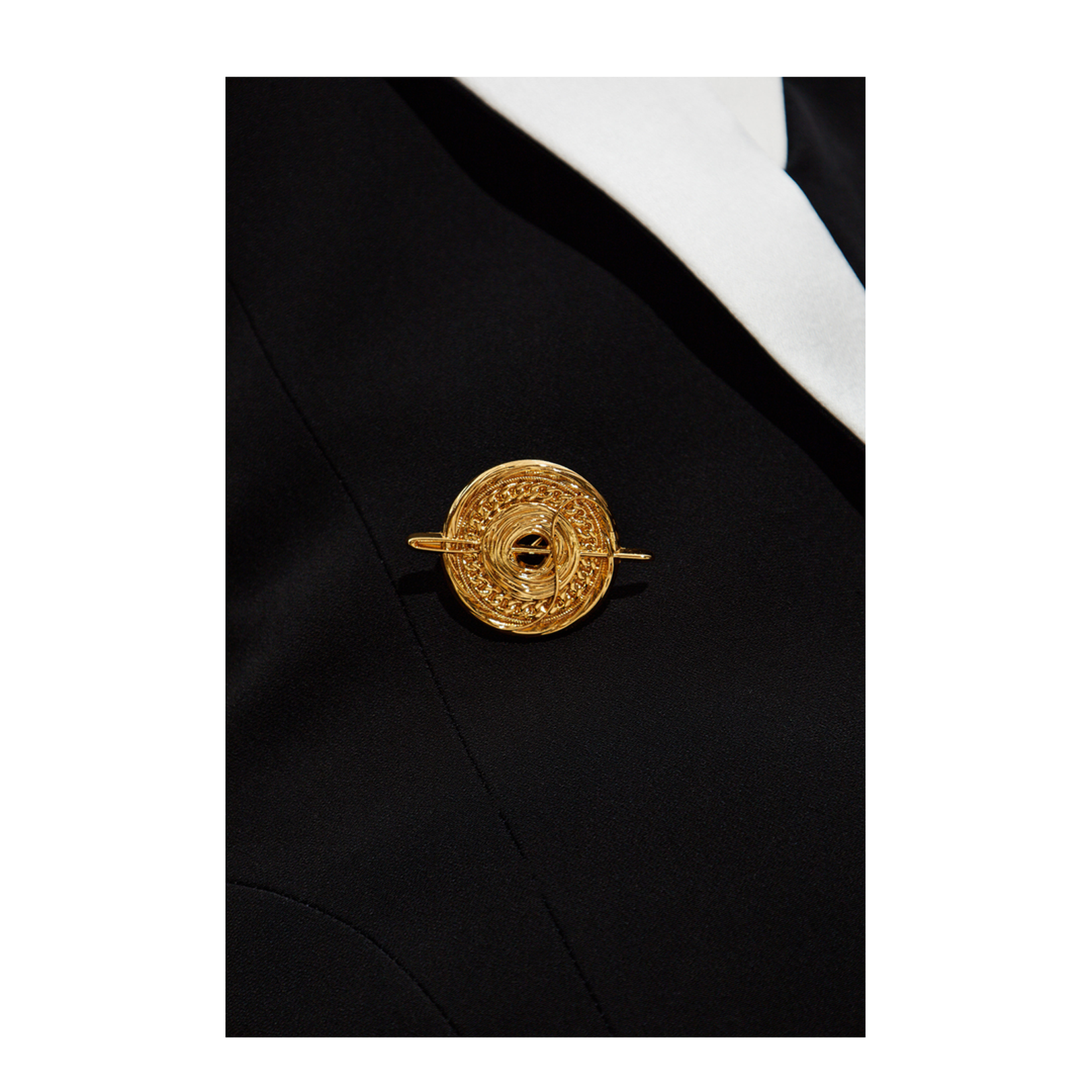 Dress with Decorative Buttons