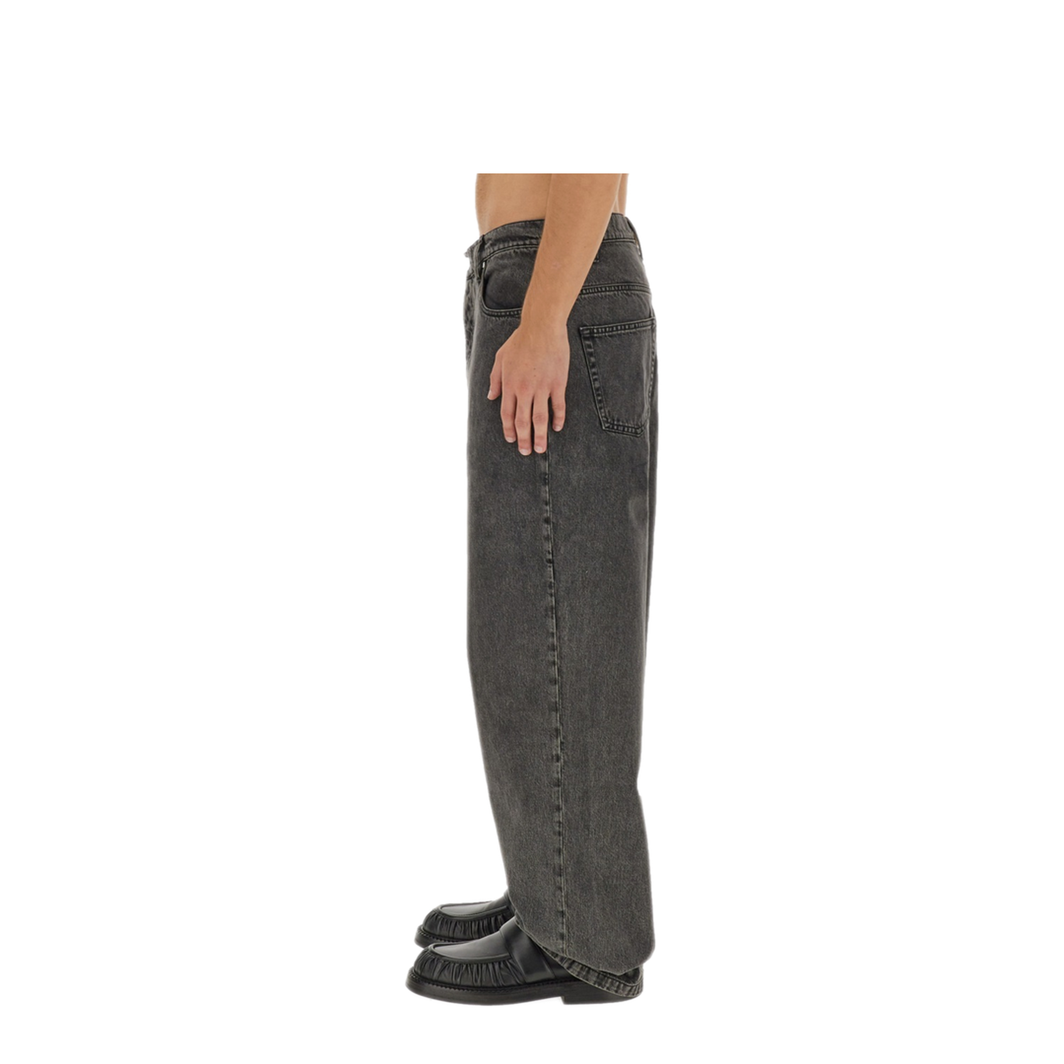 MAYFEYR - ÉTUDES - Wide Leg Jeans - H23MM581C00499BLACKWASHED