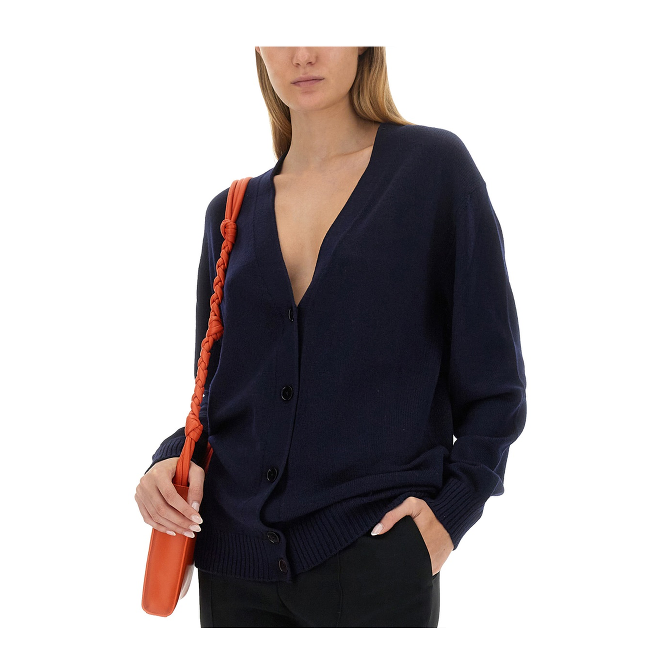 Dark Blue Wool Knitwear