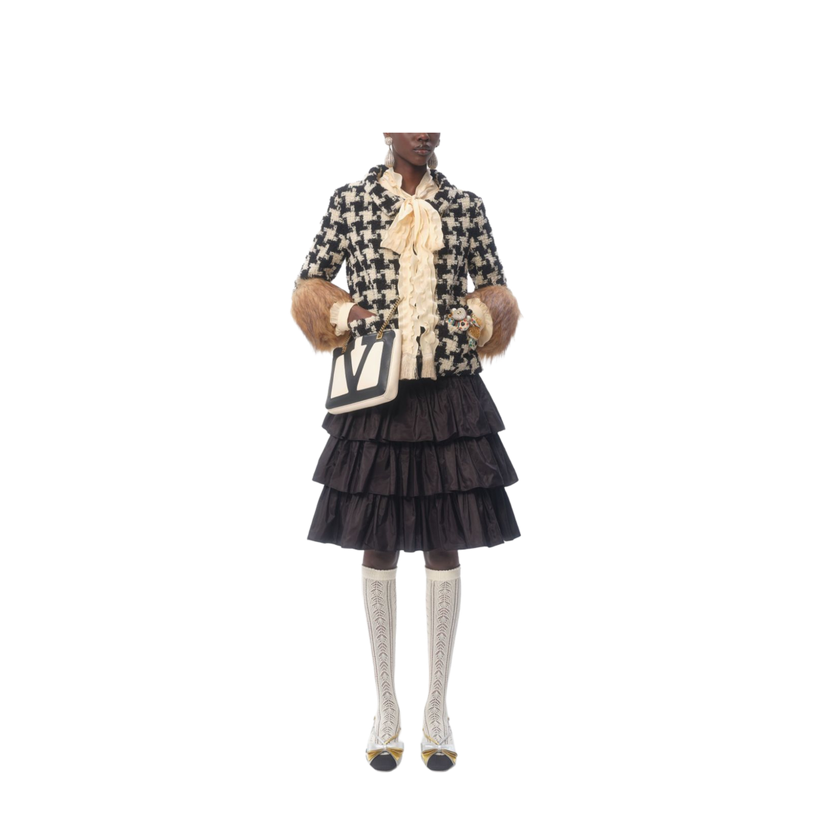 Crepe De Chine Shirt in Ivory
