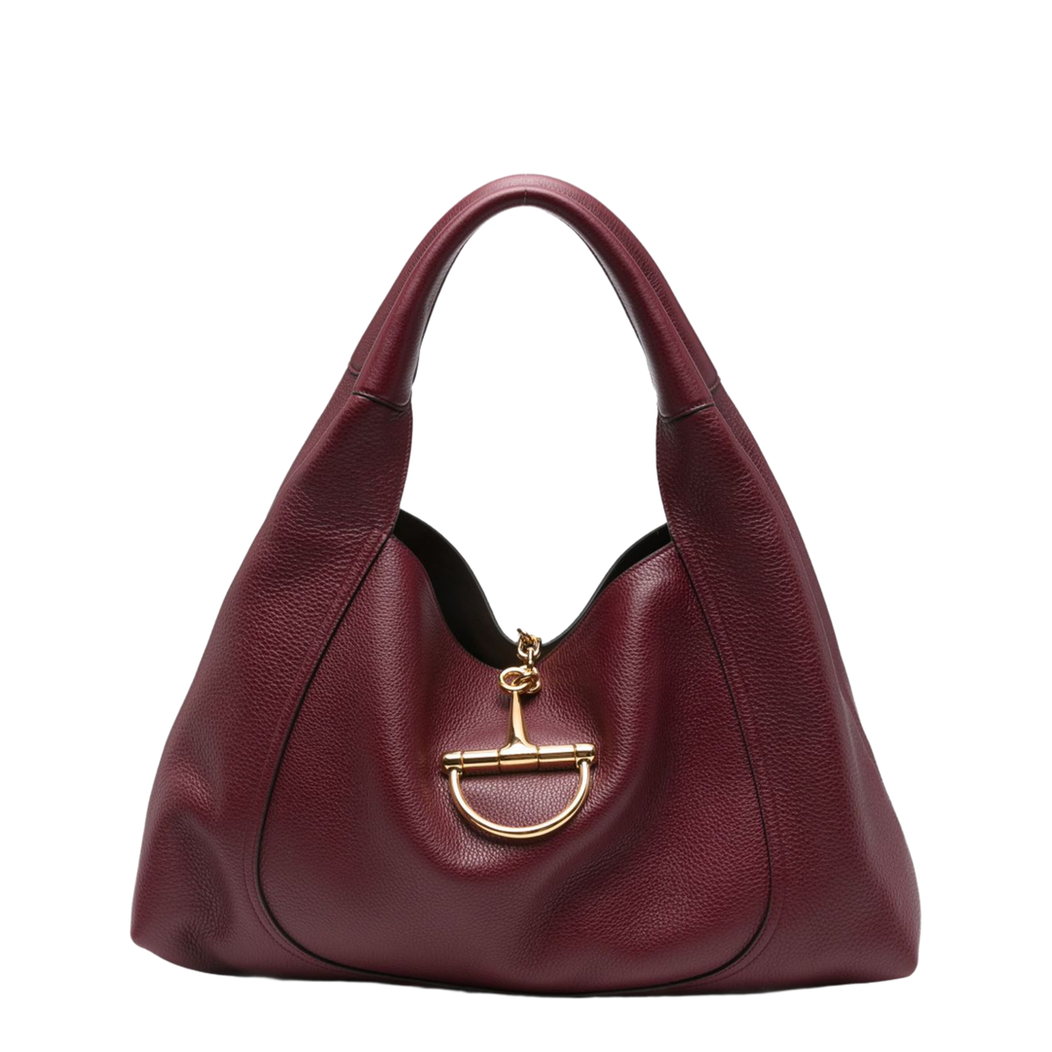 Softbit Maxi Leather Shoulder Bags - Red