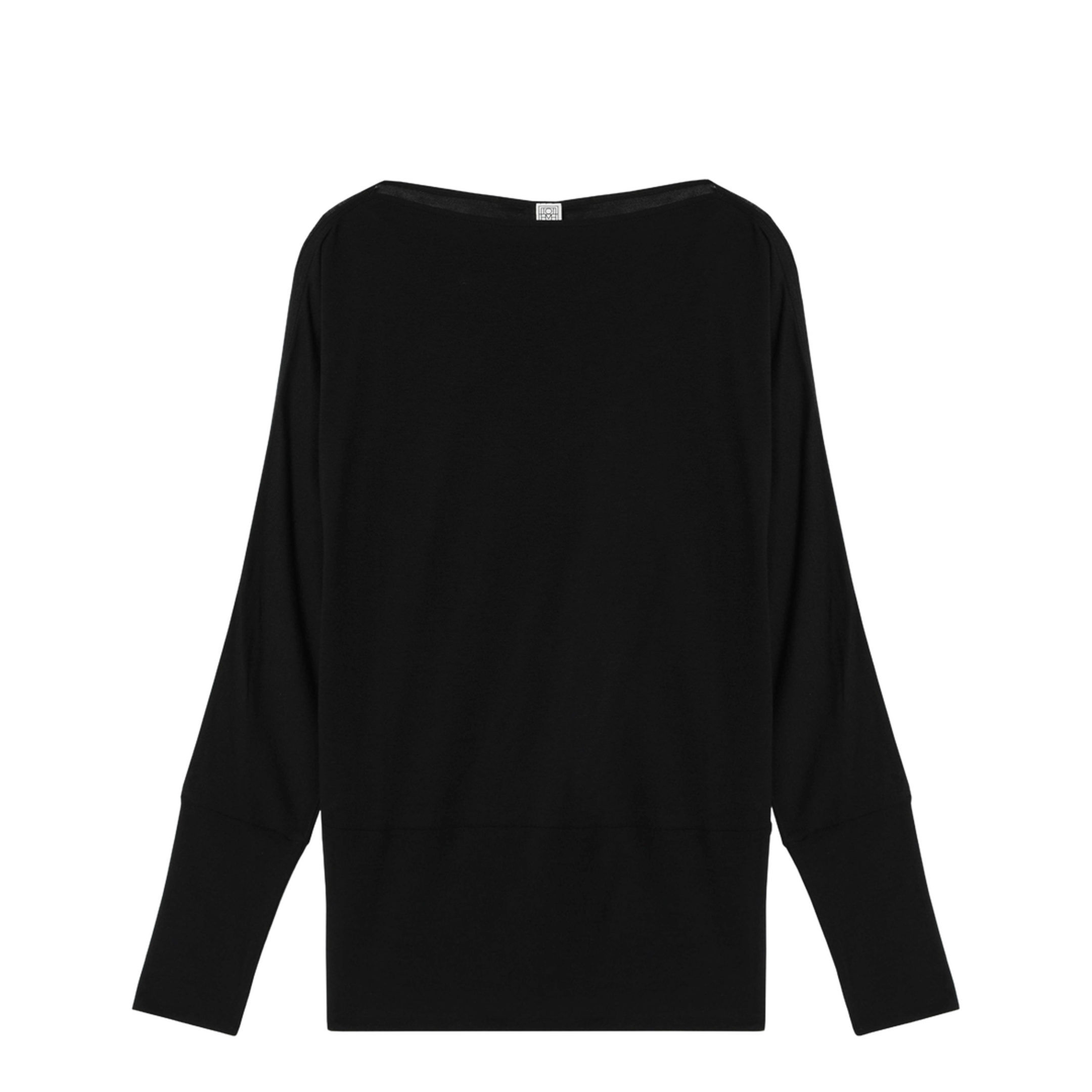 MAYFEYR - Toteme - Black Viscose Jersey Top - 262-WRT0667FB0635001