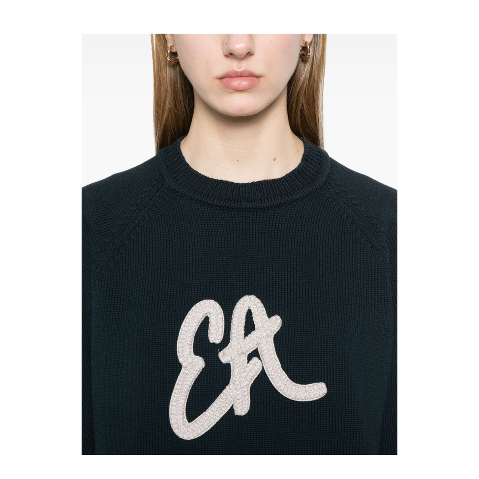 Logo Cotton Blend Sweatshirt