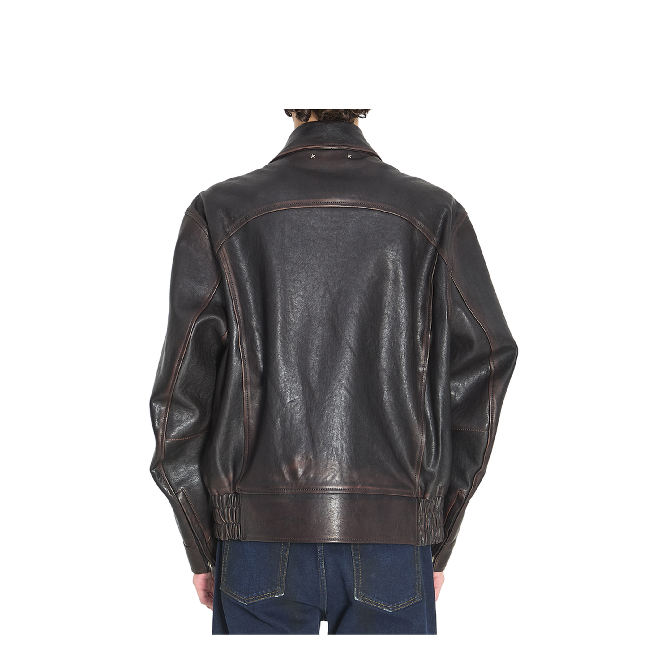 Nappa Leather Bomber Jacket