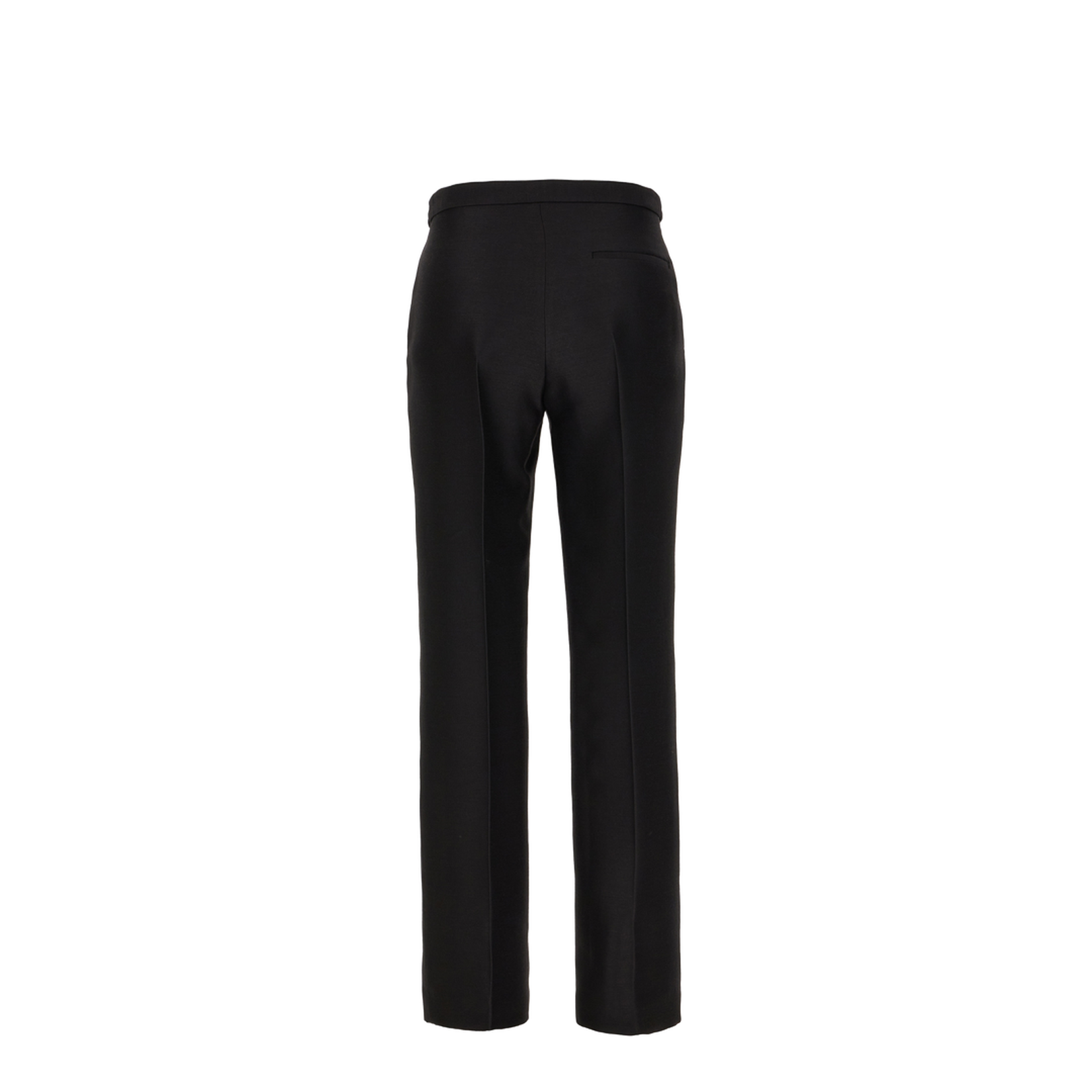 Black Wool Blend Pants