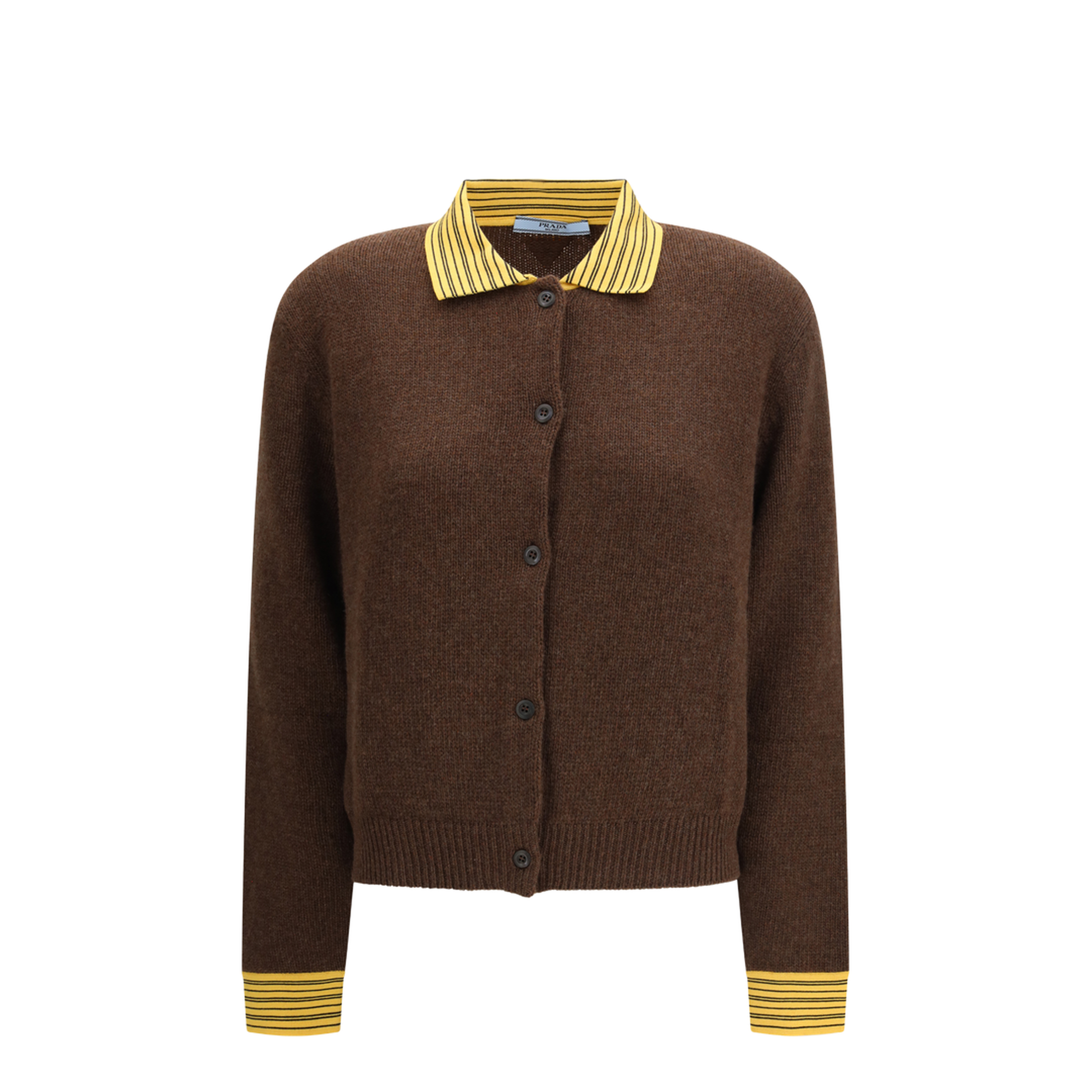 MAYFEYR - Prada - Sweater With A Classic Collar And Front Button Fastening - P25O18SOOO19IL