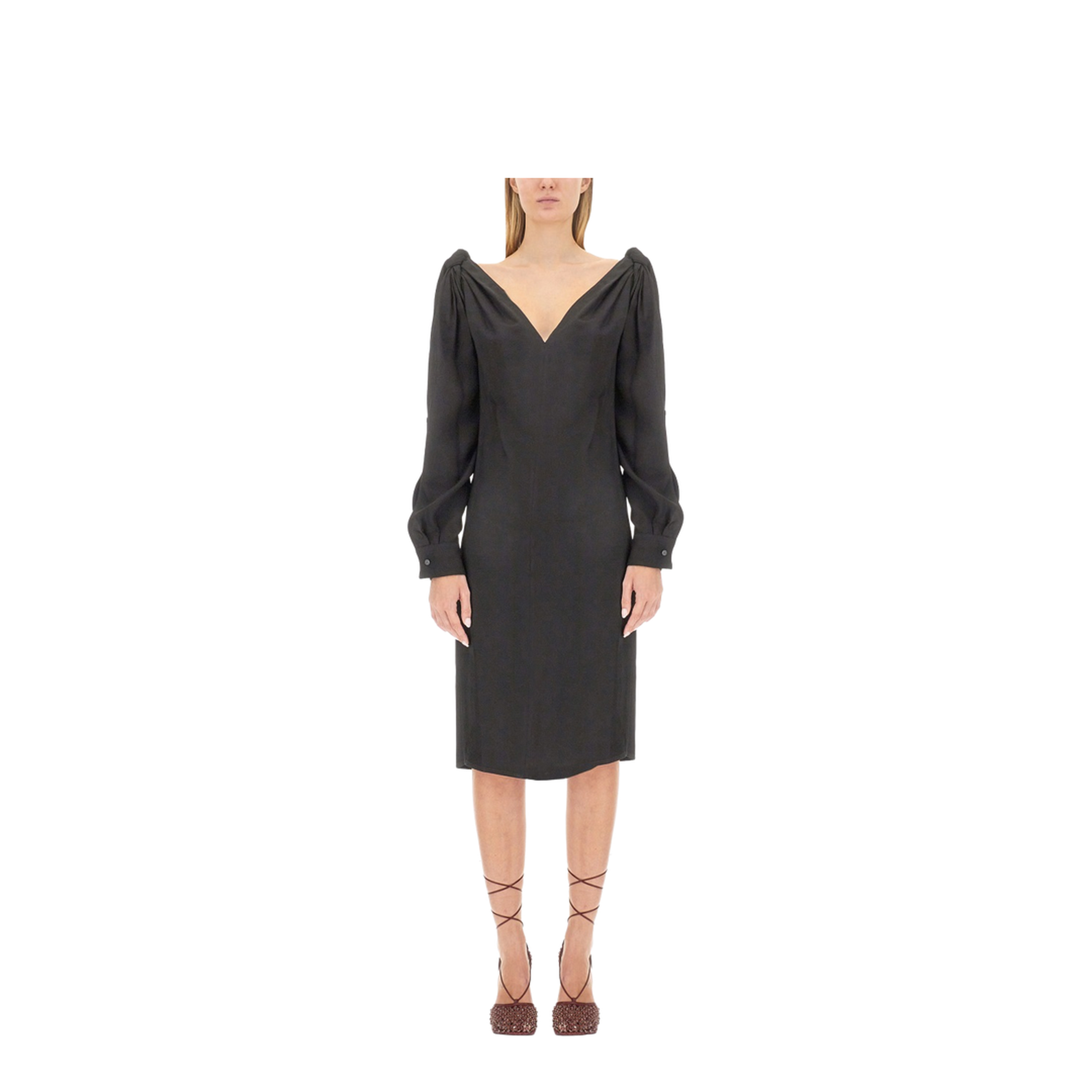 Viscose Midi Dress