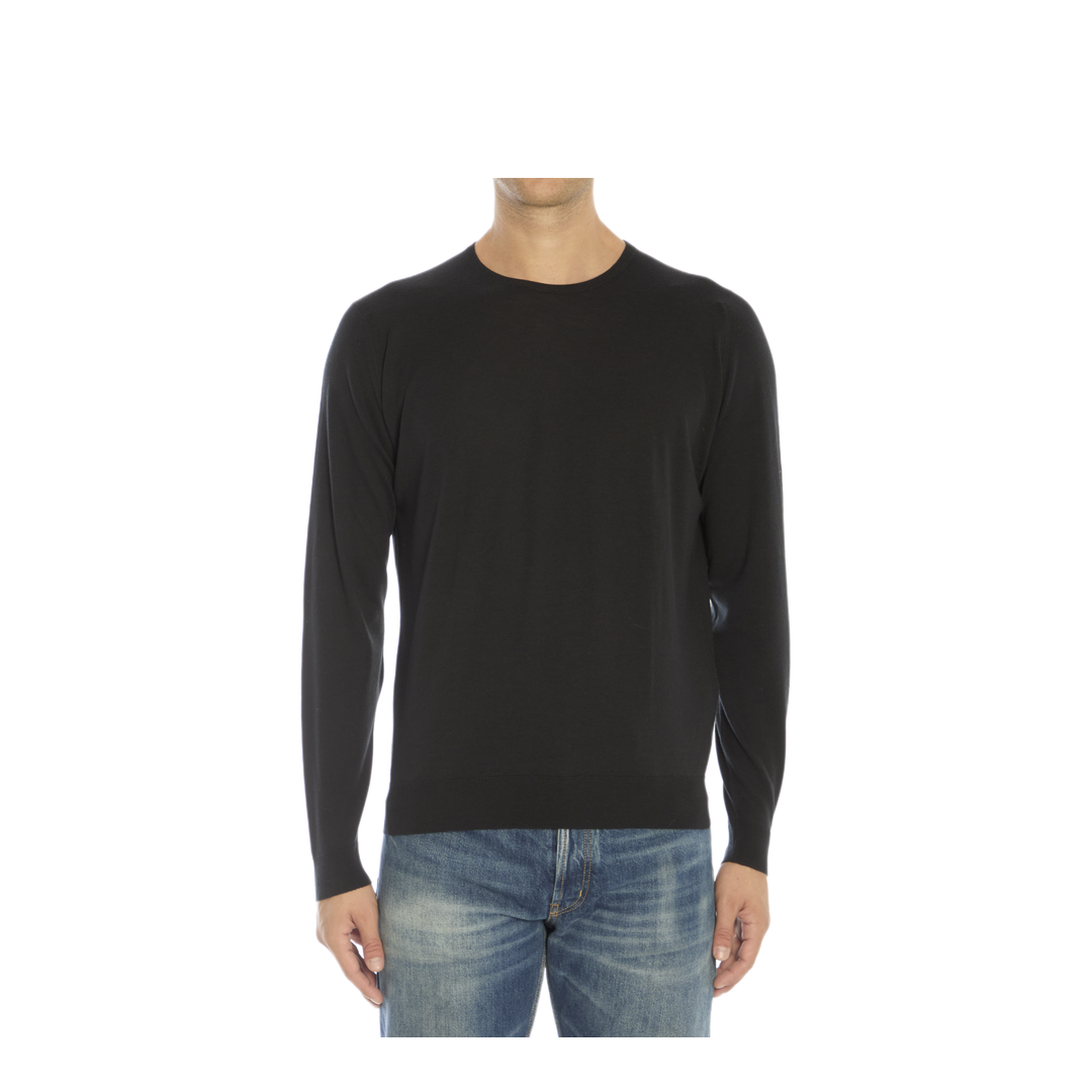 MAYFEYR - John Smedley - Black Merino Wool Sweater - LUNDYBLACK