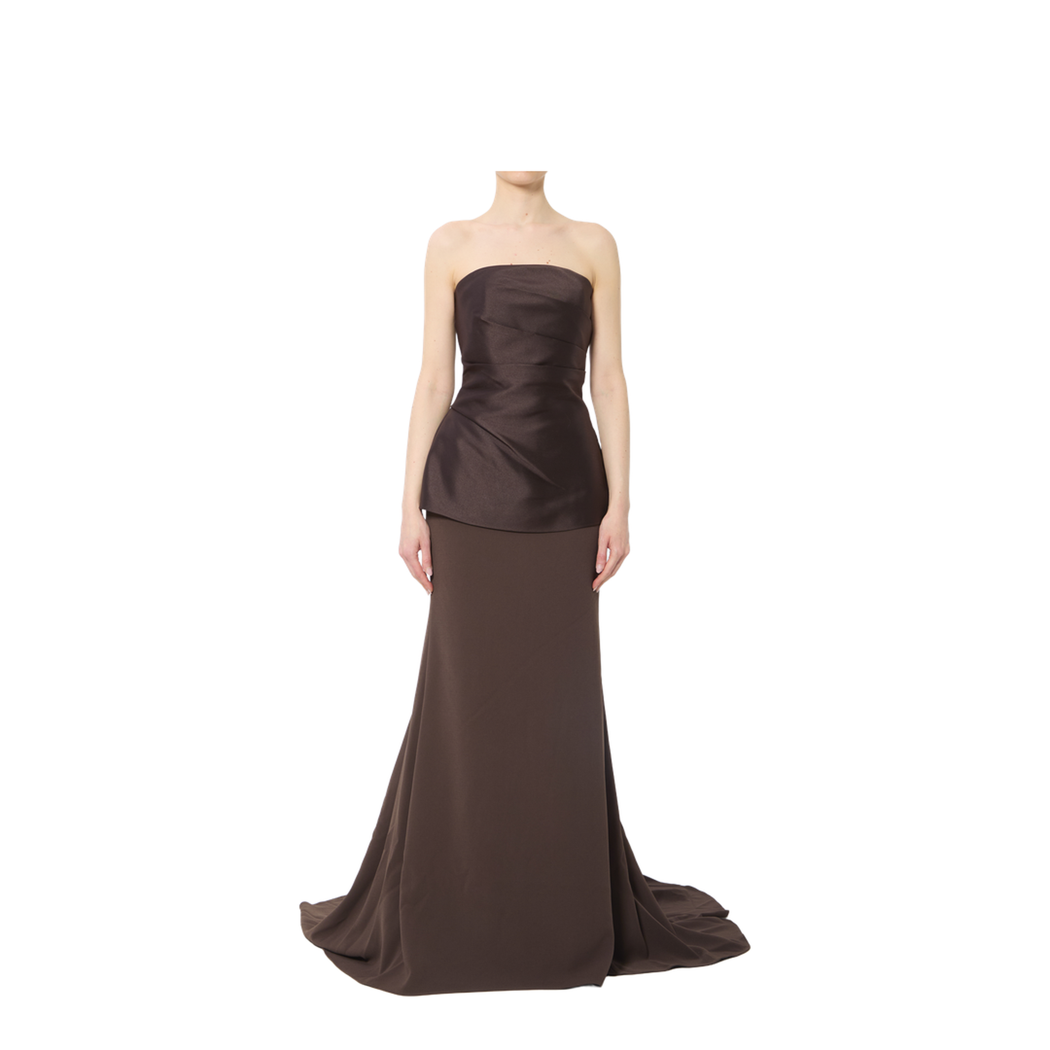 MAYFEYR - Solace London - Alia Maxi Dress - OS47031CHESTNUT