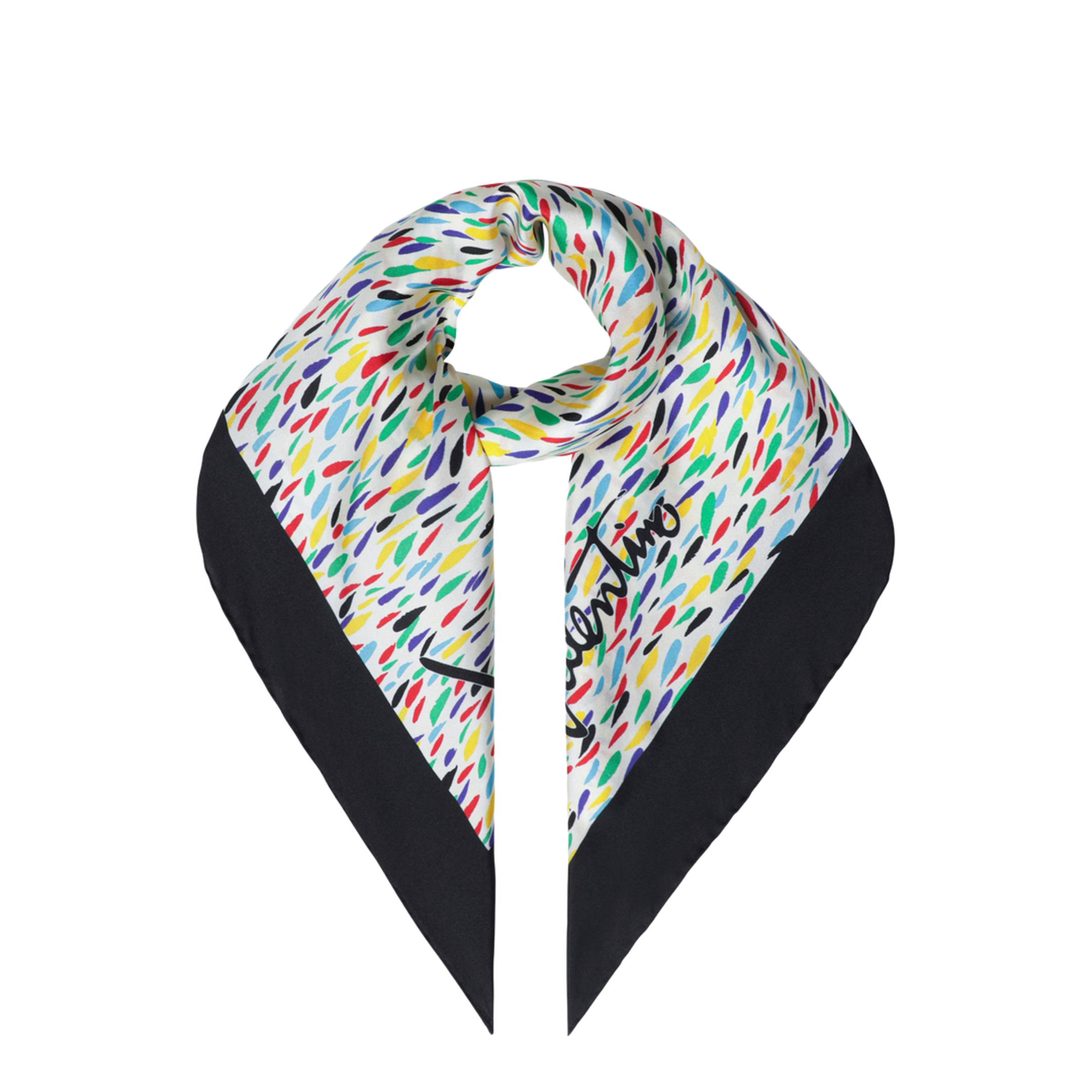MAYFEYR - Valentino - Silk Scarf With Multicolor Print - 9W2EI114AUK3B5