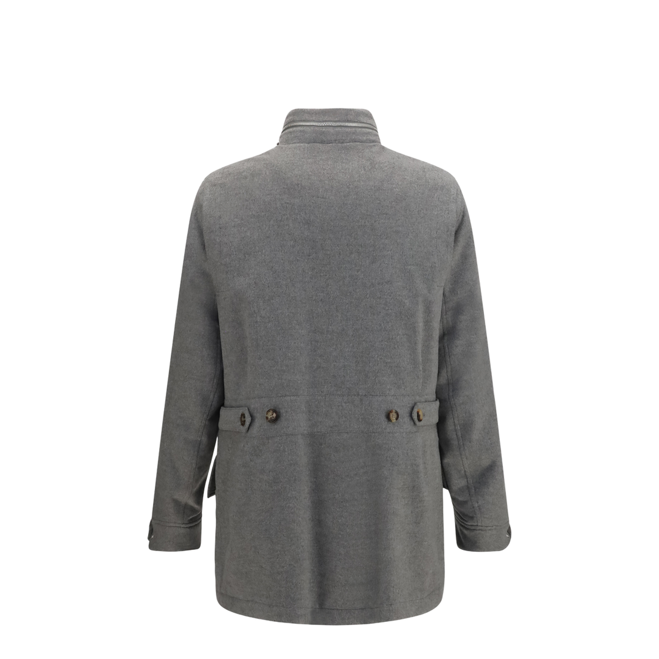 MAYFEYR - Brunello Cucinelli - Cashmere Jacket With Zip And Buttons - MM4006005