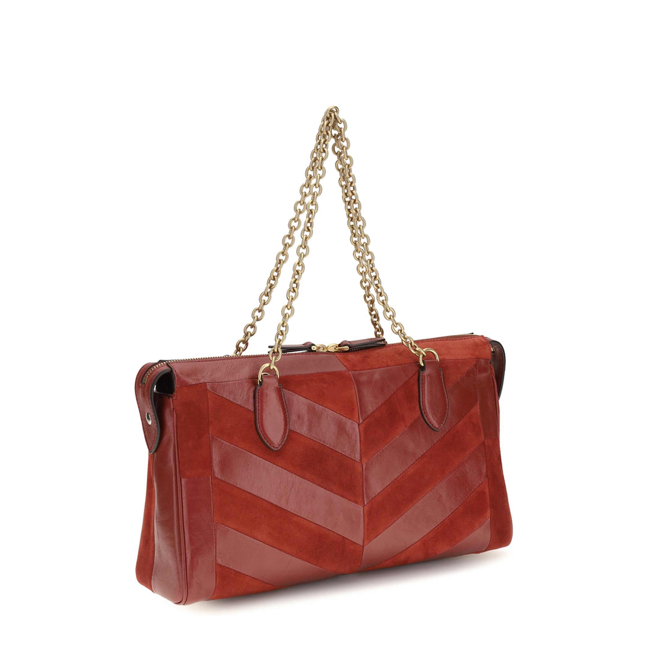 MAYFEYR - Valentino - Medium Chevron Pattern Panthea Shoulder Bag - 9W2B0S70DED